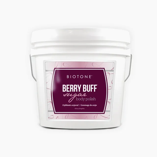 biotone-berry-buff-sugar-body-polish-zucker-k-rperpeeling-himbeere image 1