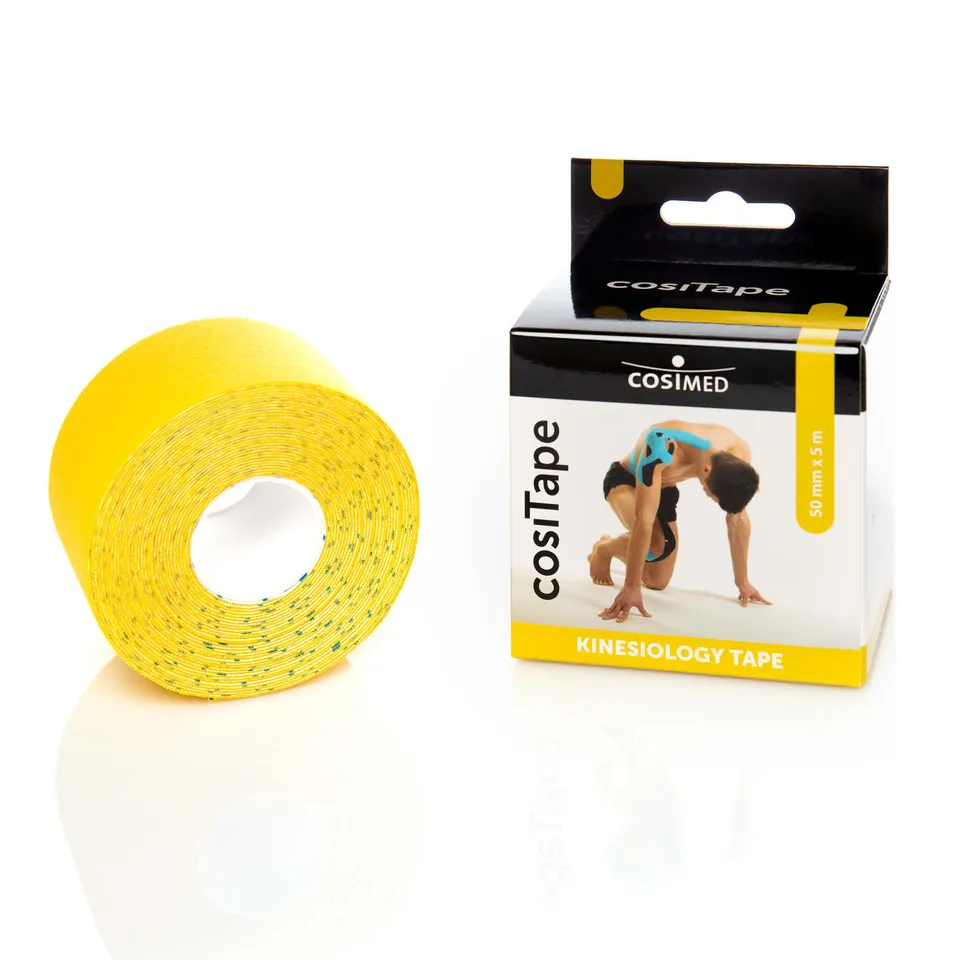 cosimed-cositape-kinesiologie-tape-gelb-elastisches-sport-tape image 1