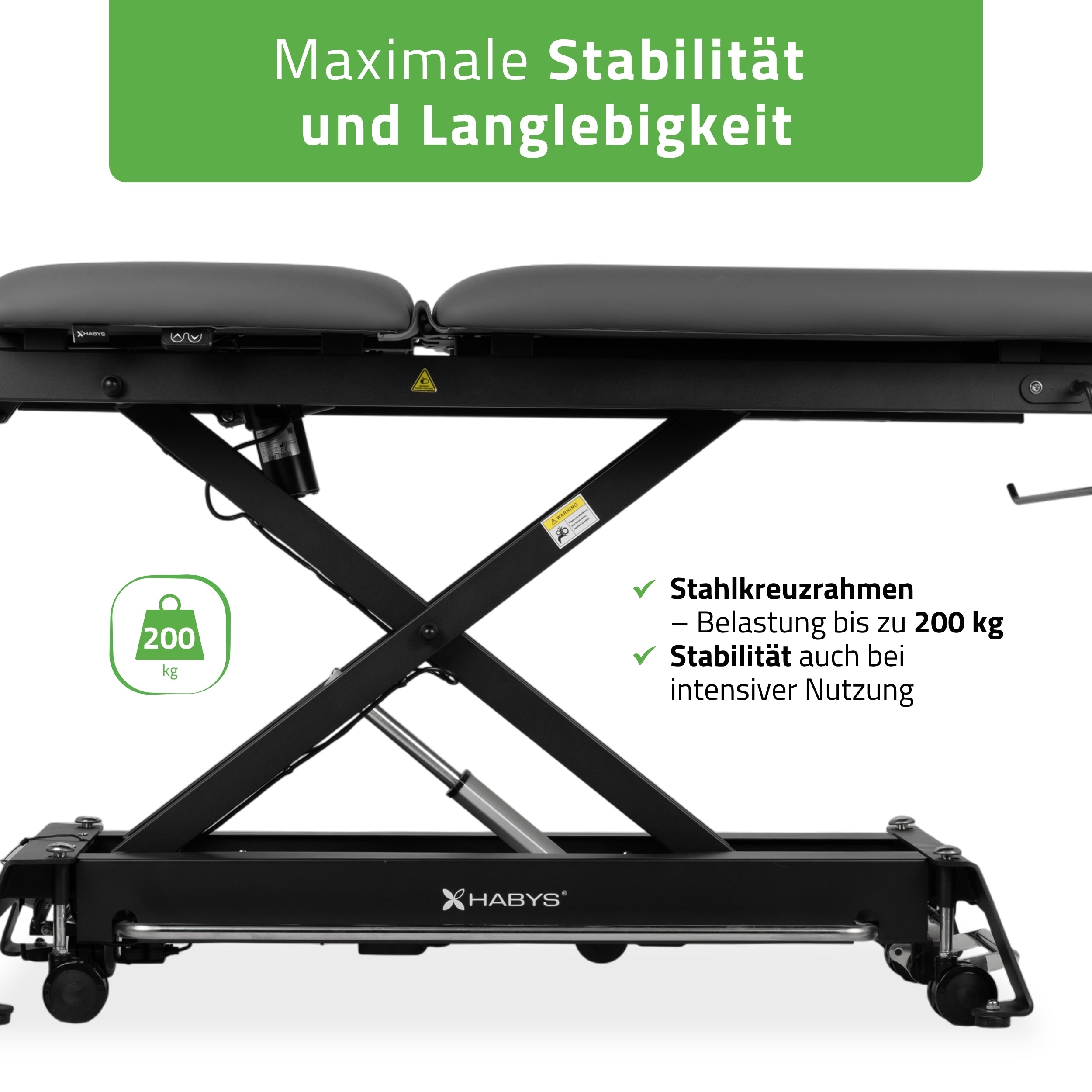 habys-evero-cross-x5-ergo-therapieliege-elektrisch-5-segmente-steuerrahmen-grau- image 8