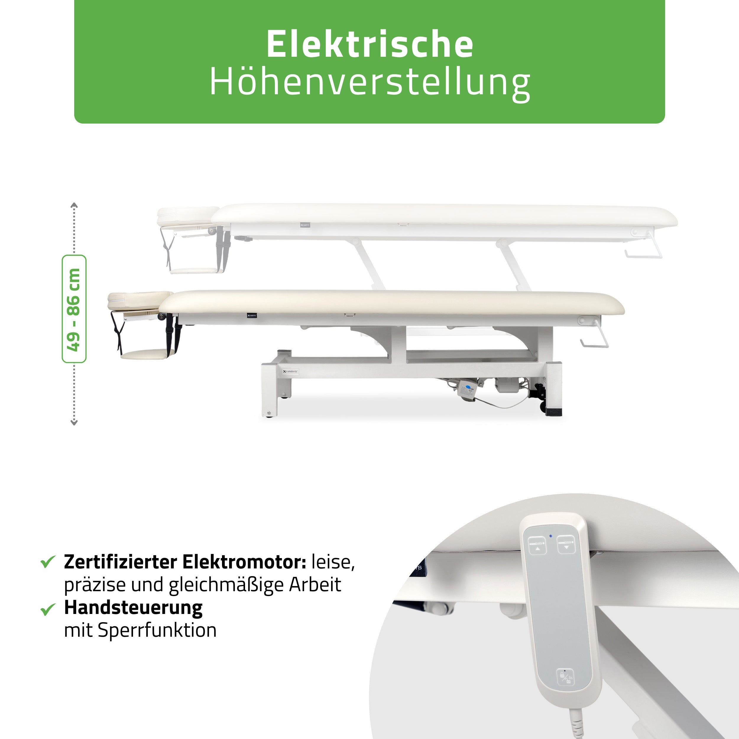 habys-fortis-1-massageliege-elektrisch-1-segment-mit-handfernbedienung image 2