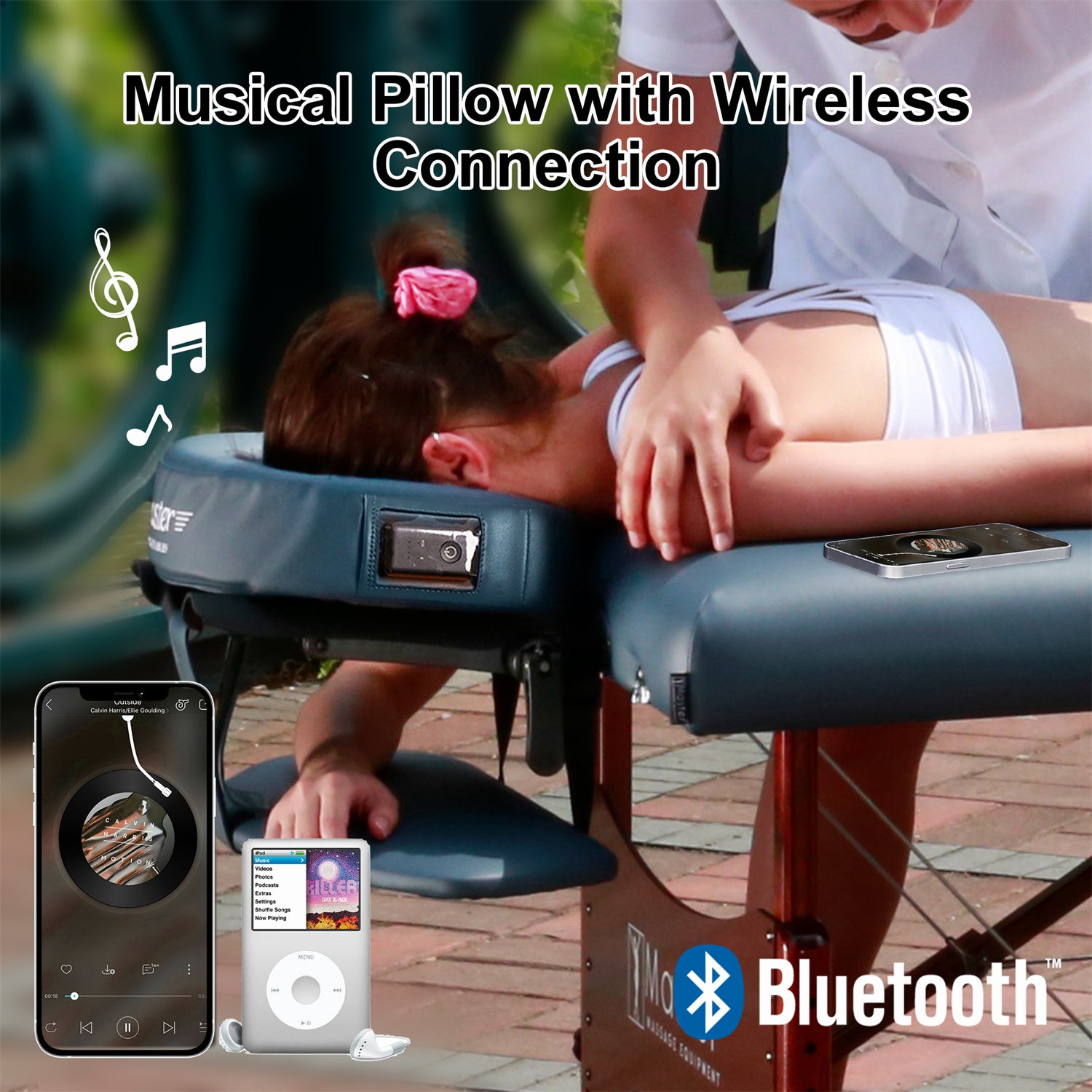 master-massage-musicmaster-gesichtskissen-mit-memory-schaum-bluetooth-hi-fi-schw image 7