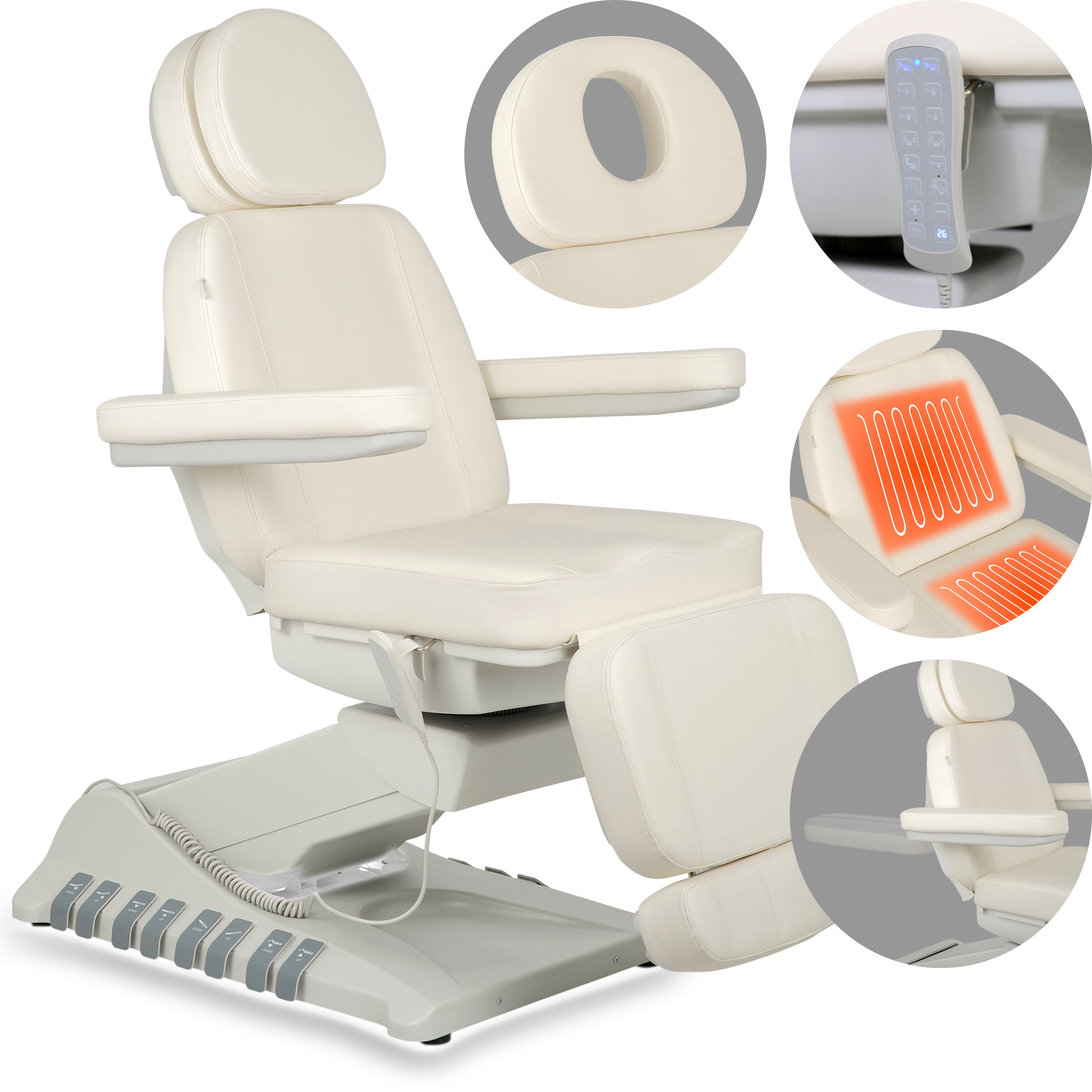 habys-luxoria-pro-5-kosmetikliege-elektrisch-wei-5-fach-verstellung image 1