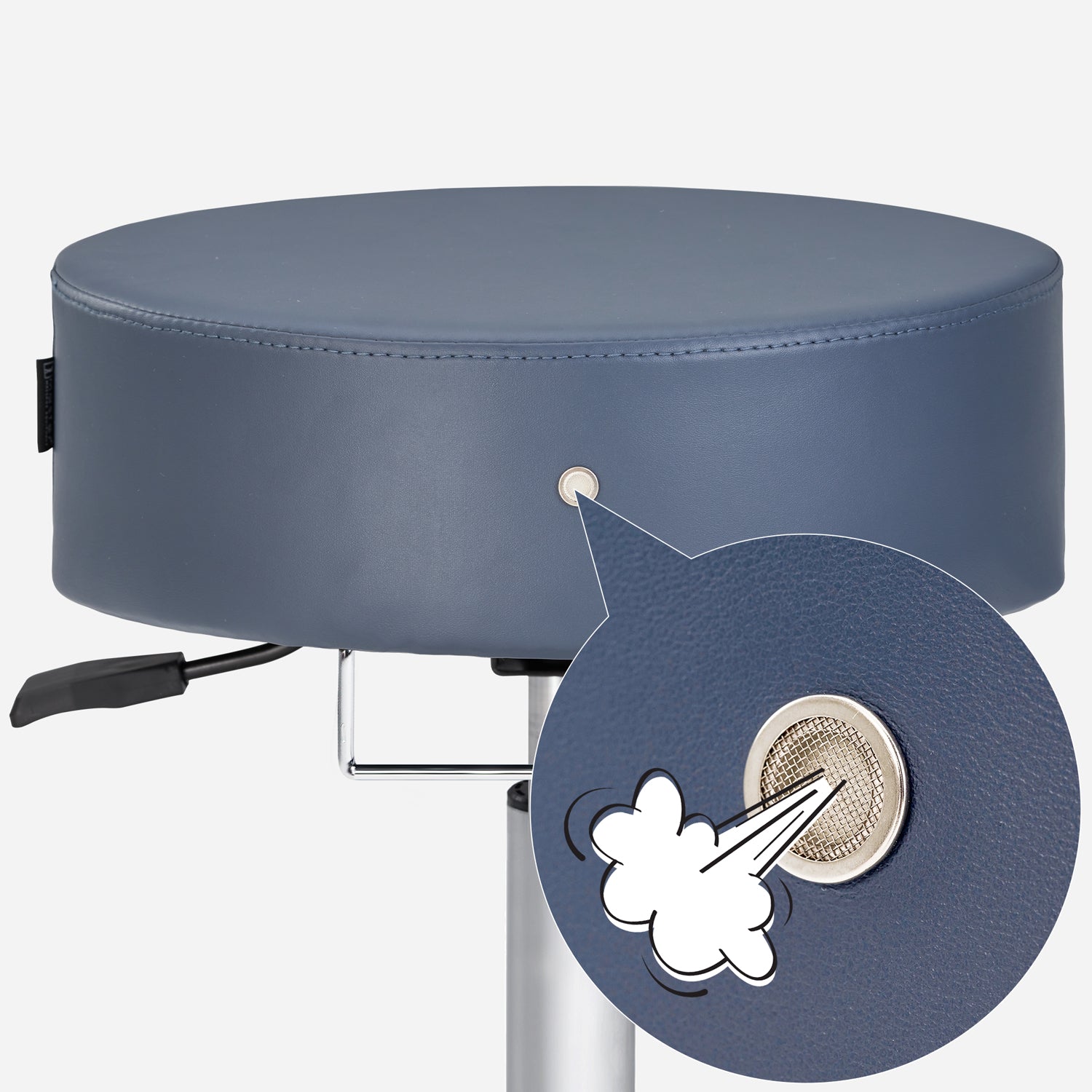 master-massage-costco-glider-rollhocker-drehhocker-38-cm-k-nigsblau image 5