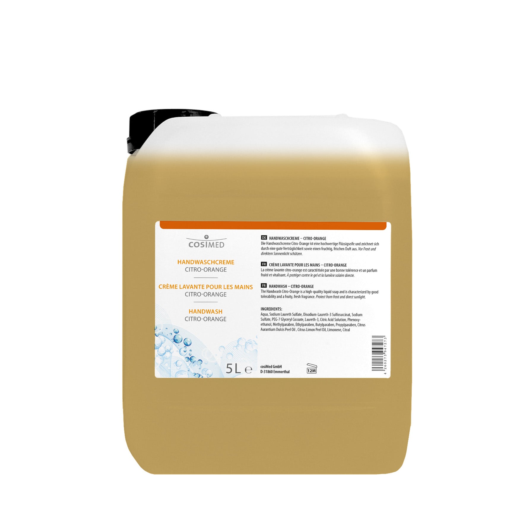 cosimed-handwaschcreme-citro-orange-seifenfreie-waschlotion image 1