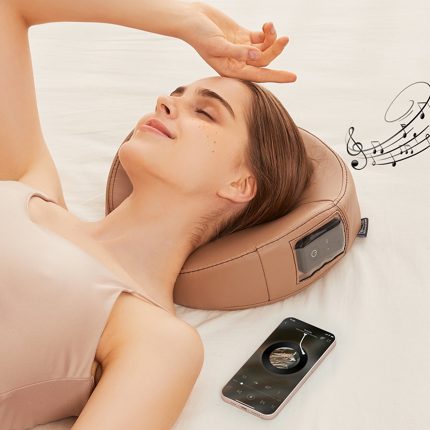 master-massage-ultra-plush-musicmaster-gesichtskissen-mit-memory-schaum-bluetoot image 7