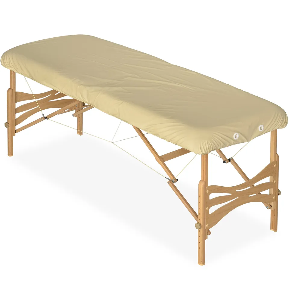 habys-lresistenter-pu-bezug-beige-mit-gummizug-f-r-massageliegen image 1