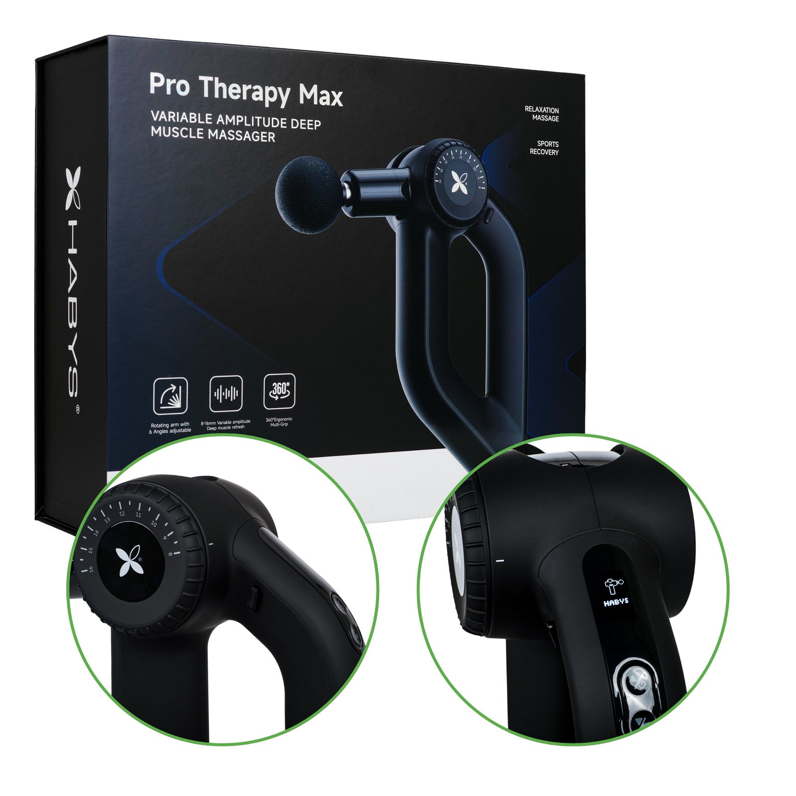 habys-pro-therapy-max-massagepistole-vibrationsmassageger-t-mit-8-aufs-tzen image 8