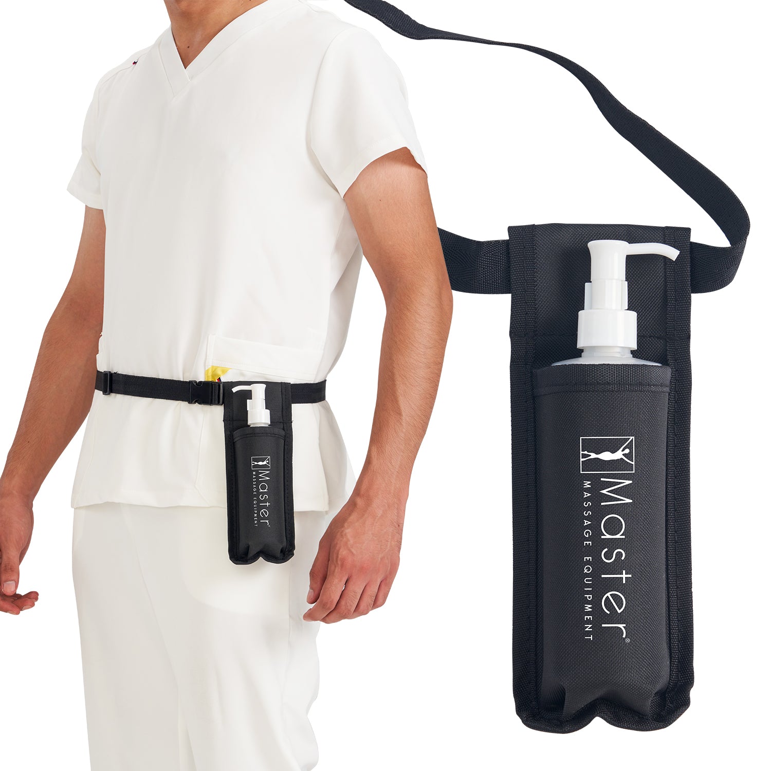 master-massage-l-flaschenhalter-h-fttasche-inkl-250ml-spenderflasche-schwarz image 8