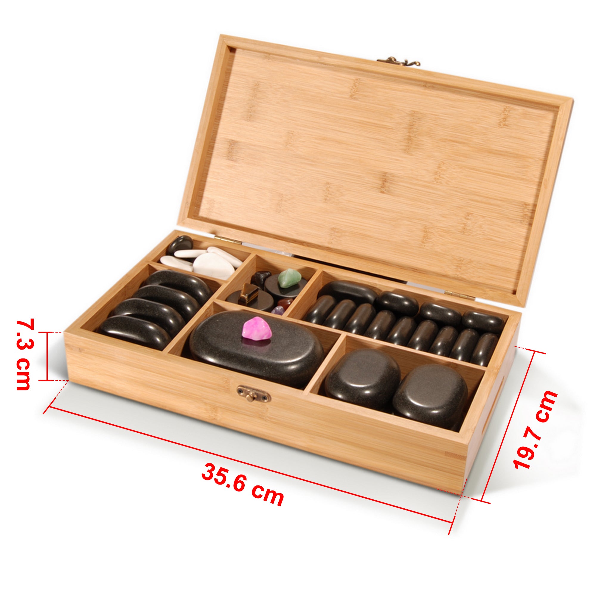 master-massage-60-teiliges-hot-stone-luxus-set-basalt-massagesteine-mit-7-chakra image 4