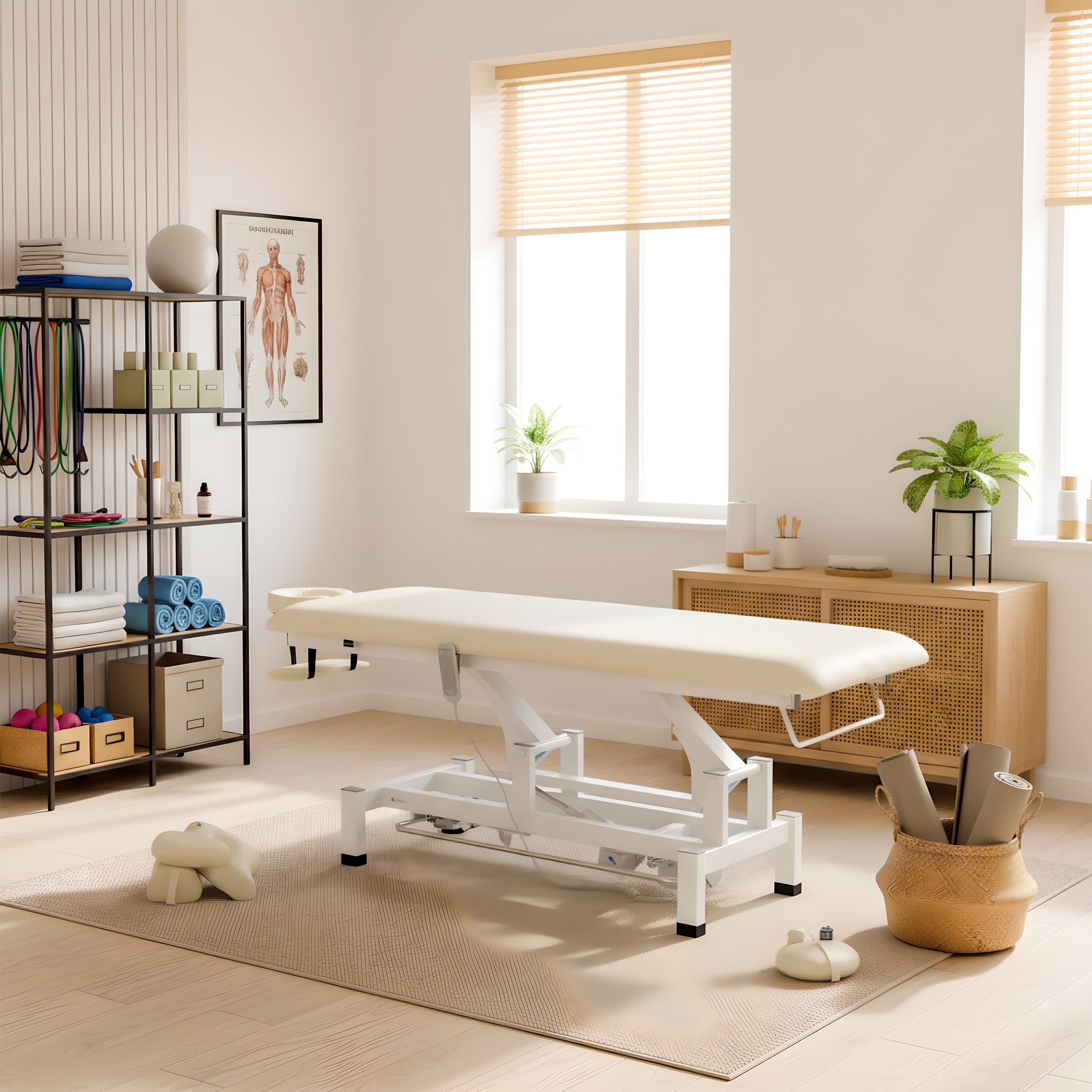 habys-massageliege-elektrisch-fortis-1-1-segment-mit-handfernbedienung-und-steue image 2