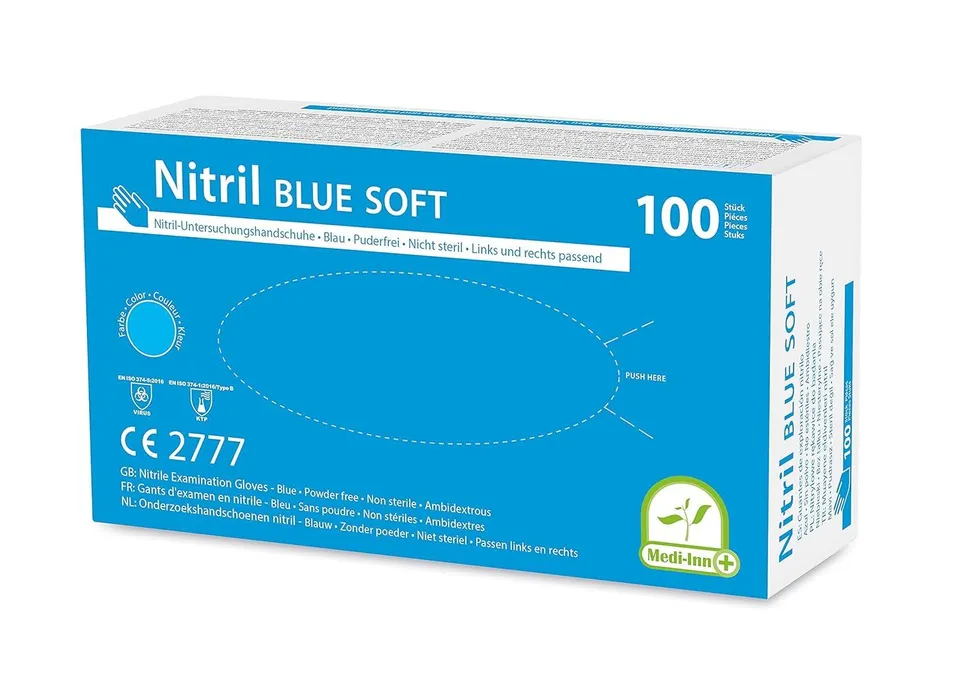cosimed-nitril-handschuhe-gr-e-s-blau-einmalhandschuhe image 1