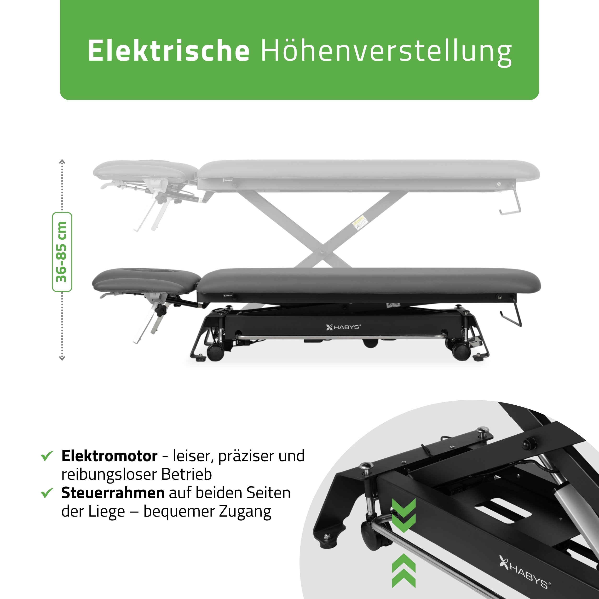 habys-evero-cross-x4-ergo-elektrische-therapieliege-4-segmente-steuerrahmen-grau image 3