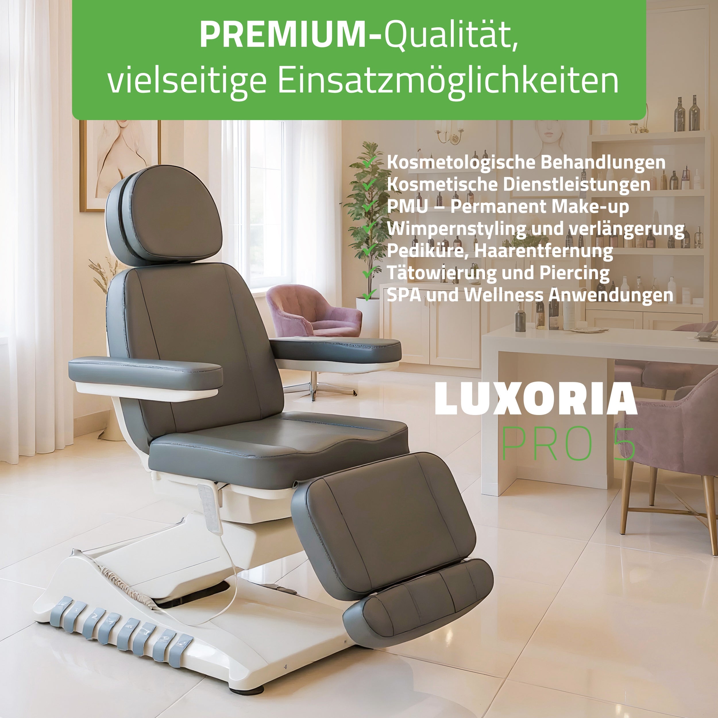 habys-luxoria-pro-5-kosmetikliege-elektrisch-grau-5-fach-verstellung image 2