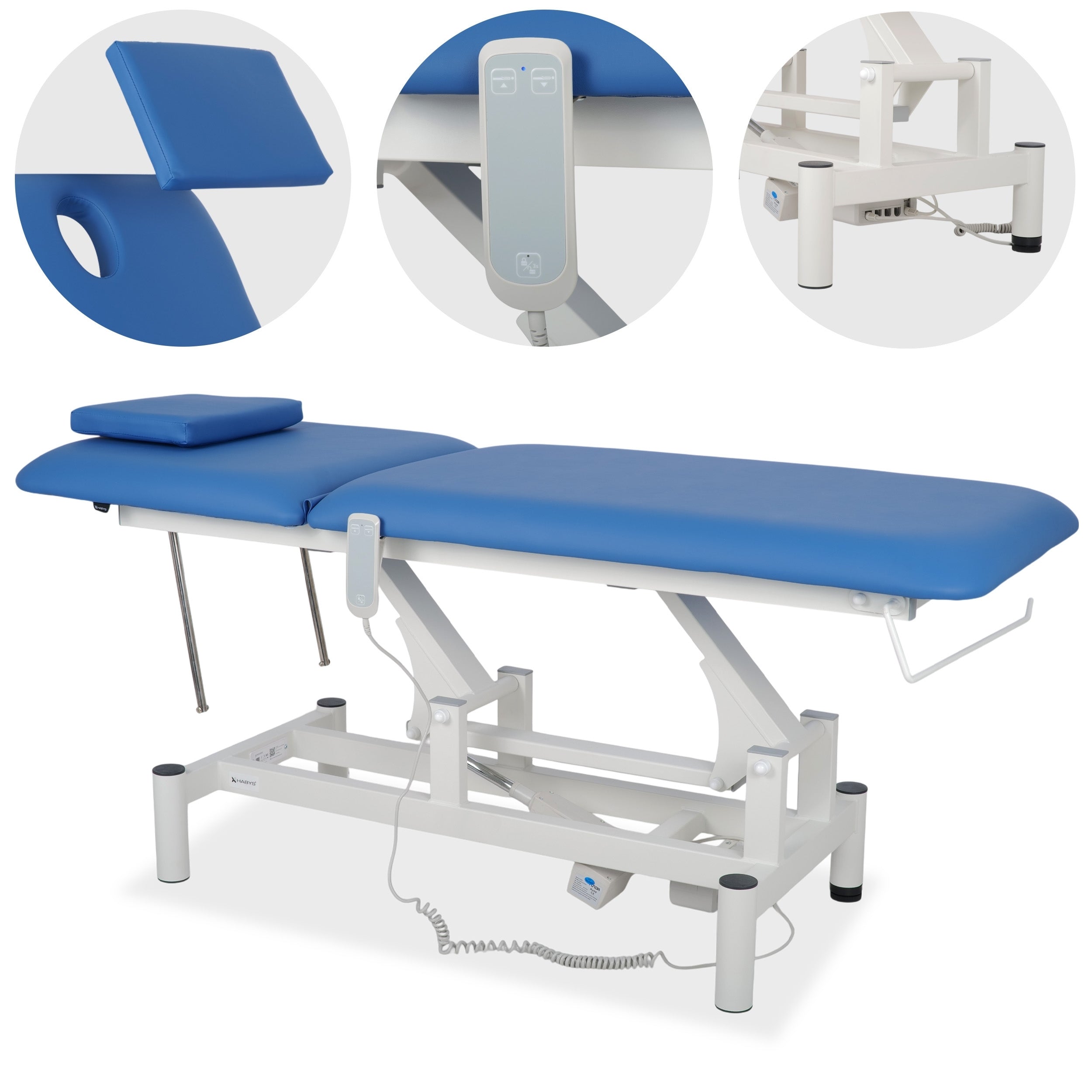 habys-massageliege-elektrisch-optima-2-segmente-mit-handfernbedienung image 1