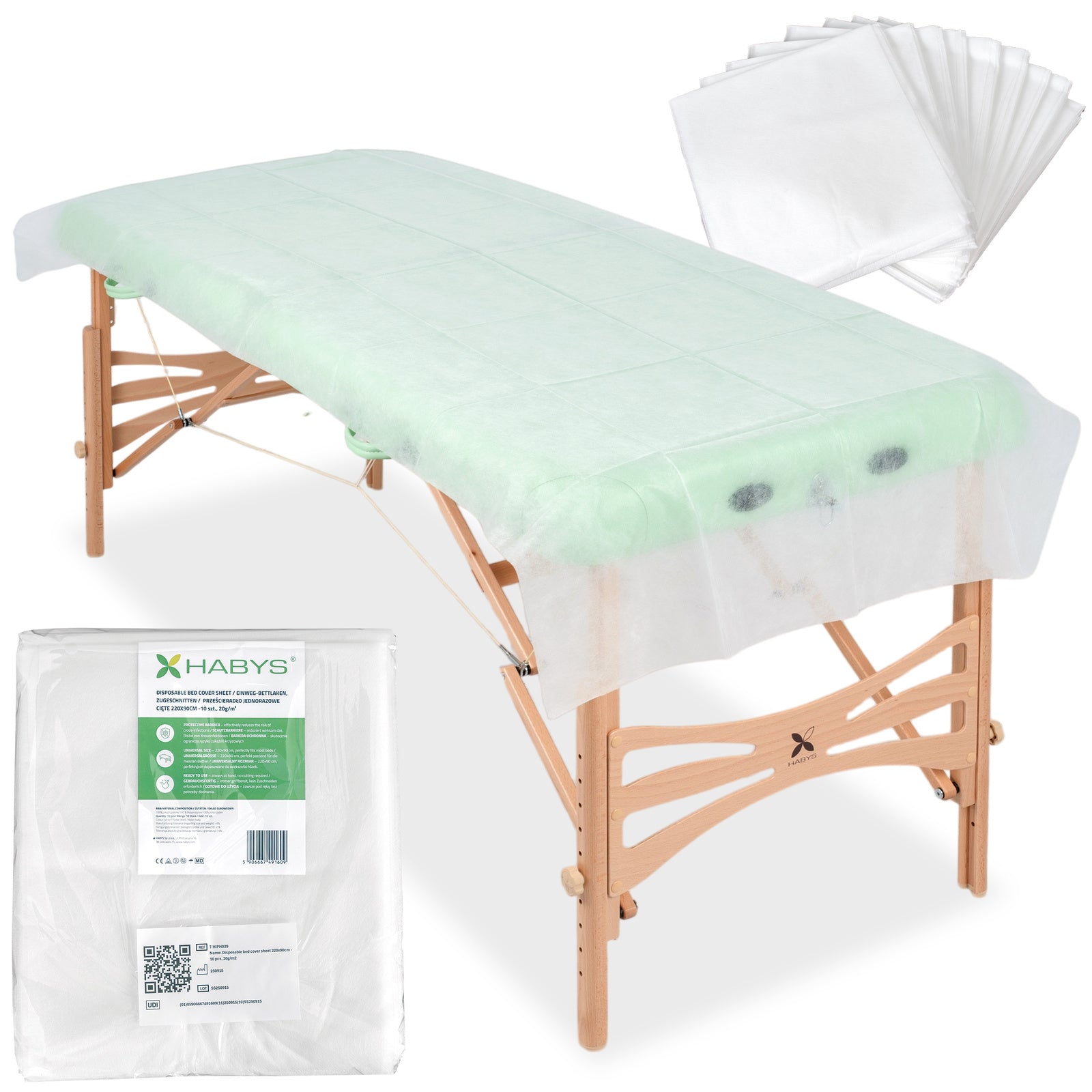 habys-vlies-einwegauflagen-220x90-cm-wei-10-st-ck-geschnitten image 1