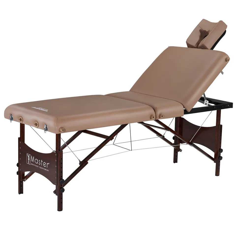 master-massage-deauville-71cm-mobile-massageliege-mit-r-cklehne-holzgestell-hell image 1