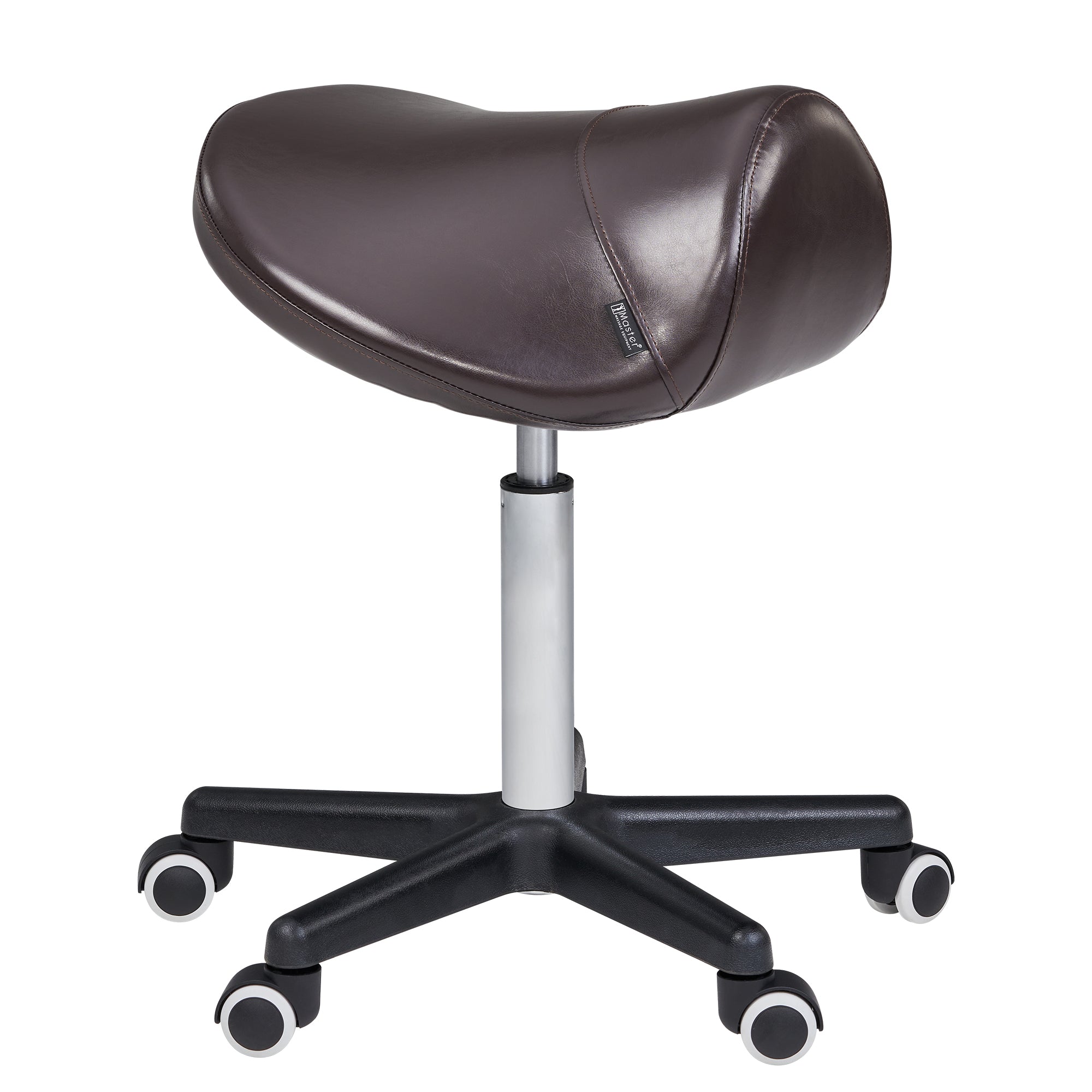 master-massage-sattelhocker-rollhocker-kosmetikhocker-braun image 1