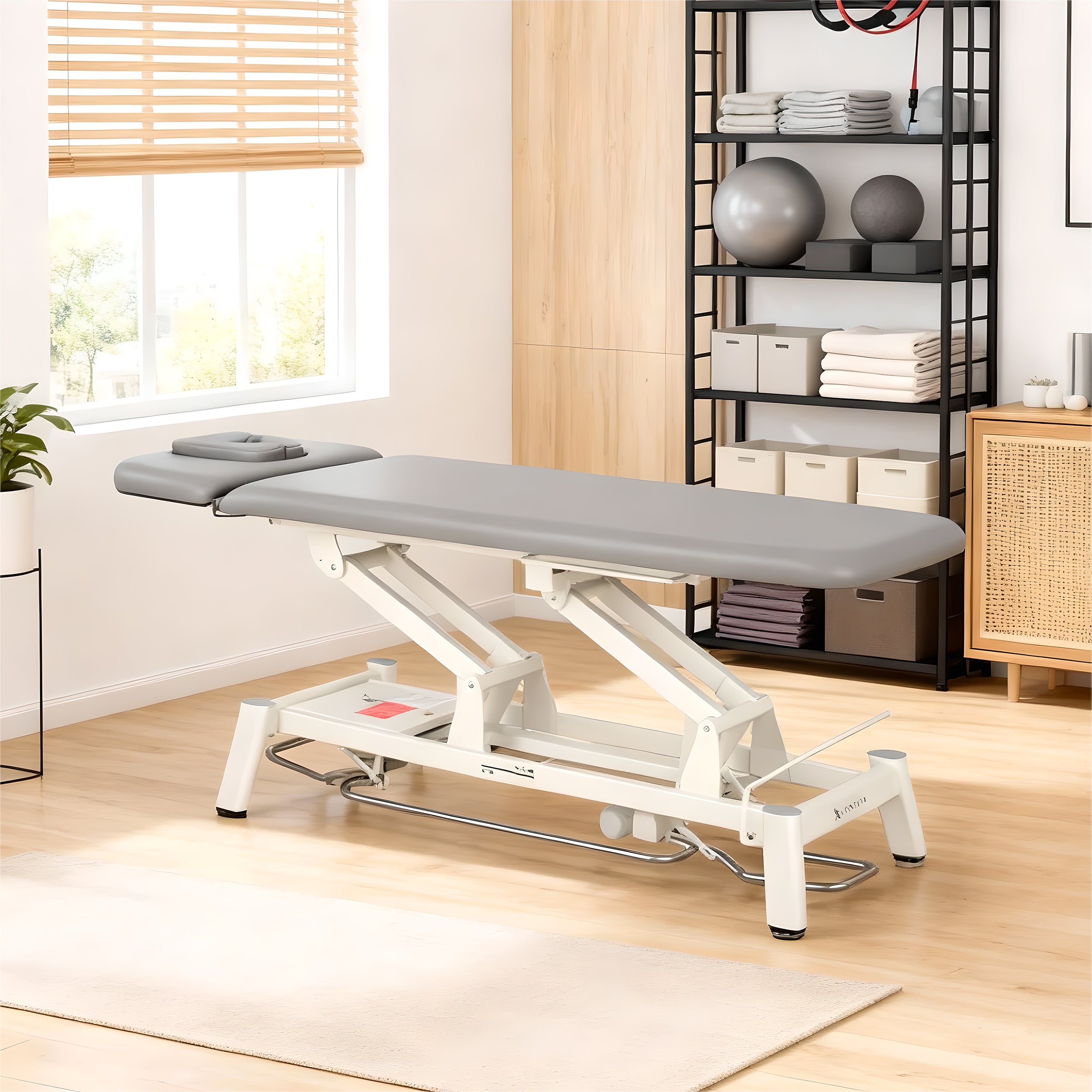 habys-therapieliege-elektrisch-proxima-v2-ergo-2-segmente-mit-steuerrahmen image 2