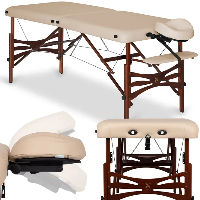 habys-panda-massageliege-klappbar-buche-70-cm-beige image 1