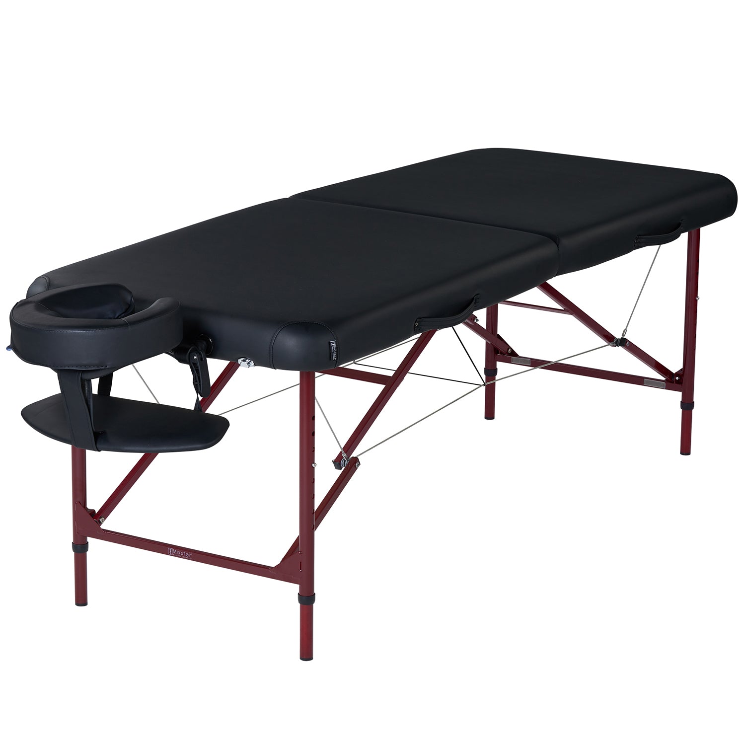 master-massage-zephyr-mobile-massageliege-71-cm-aluminium-mit-ambientelicht-schw image 2