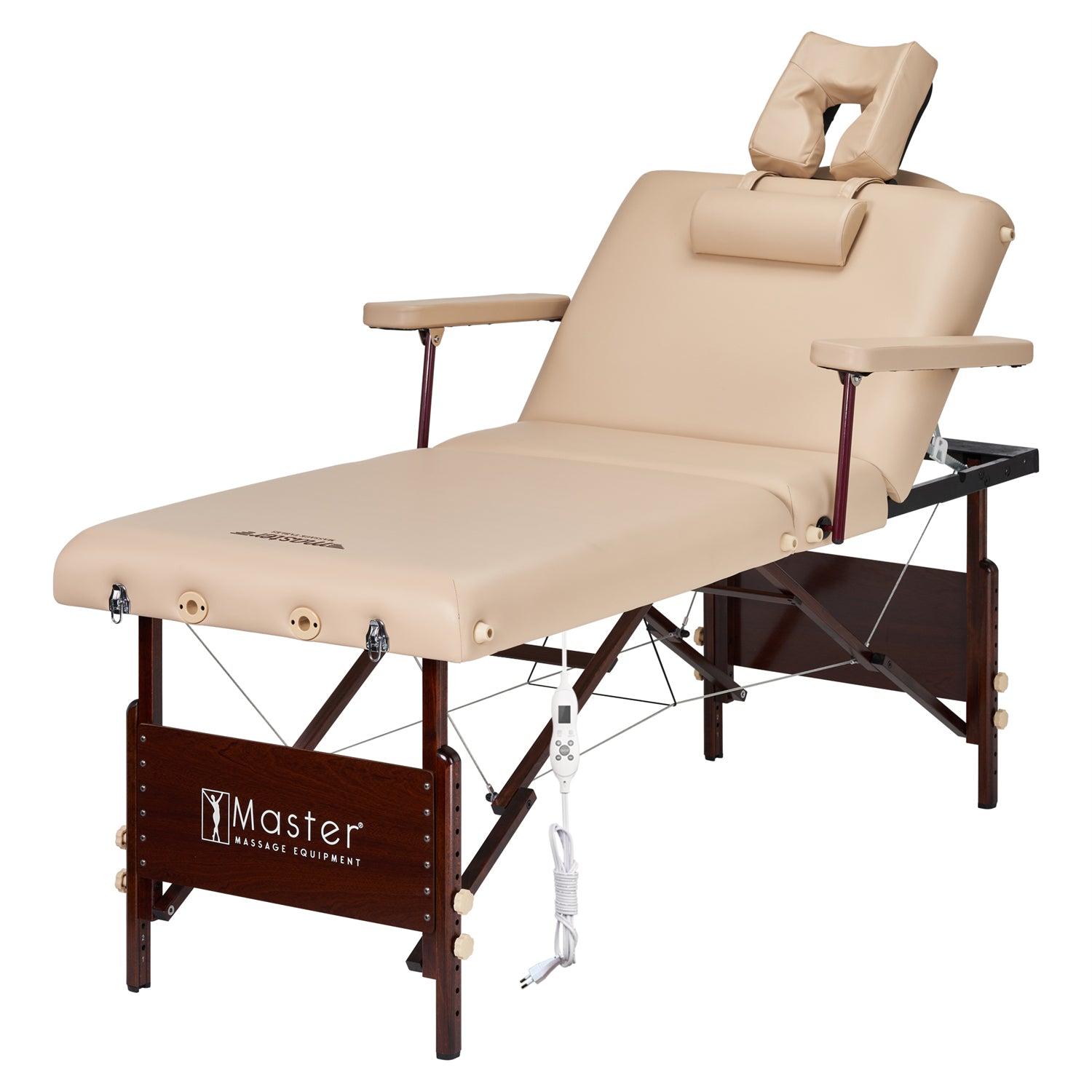 master-massage-del-ray-salon-massageliege-71-cm-mit-therma-top-heizung-beige image 3