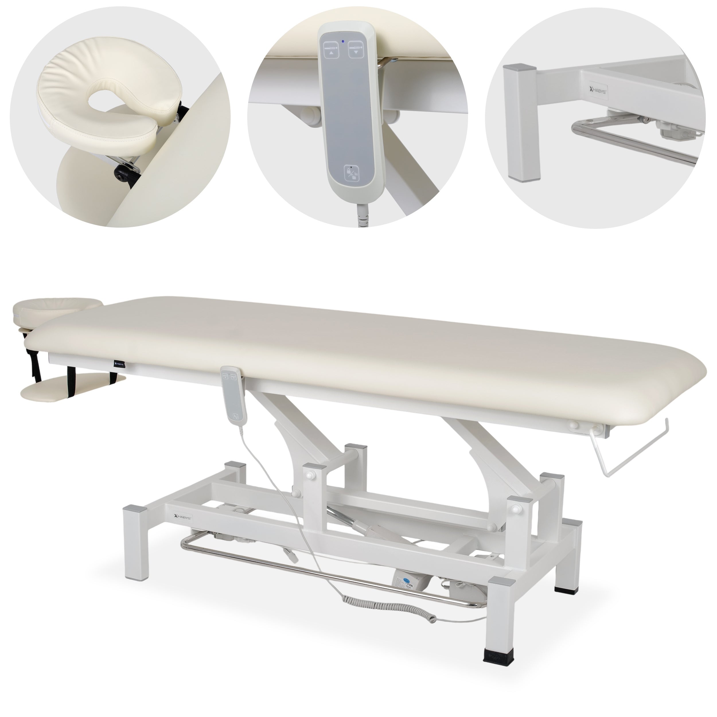 habys-massageliege-elektrisch-fortis-1-1-segment-mit-handfernbedienung-und-steue image 1