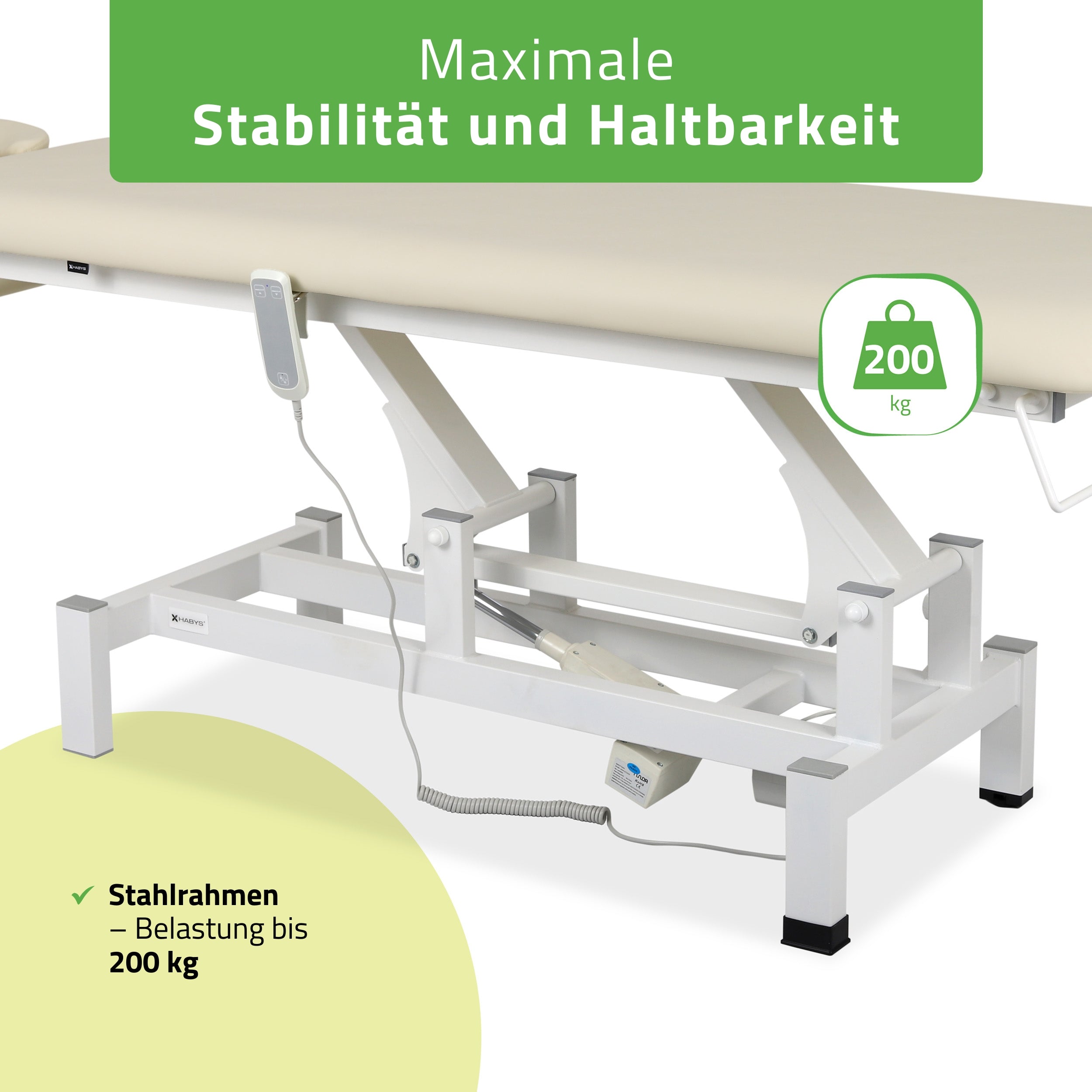 habys-fortis-1-massageliege-elektrisch-1-segment-mit-handfernbedienung image 4