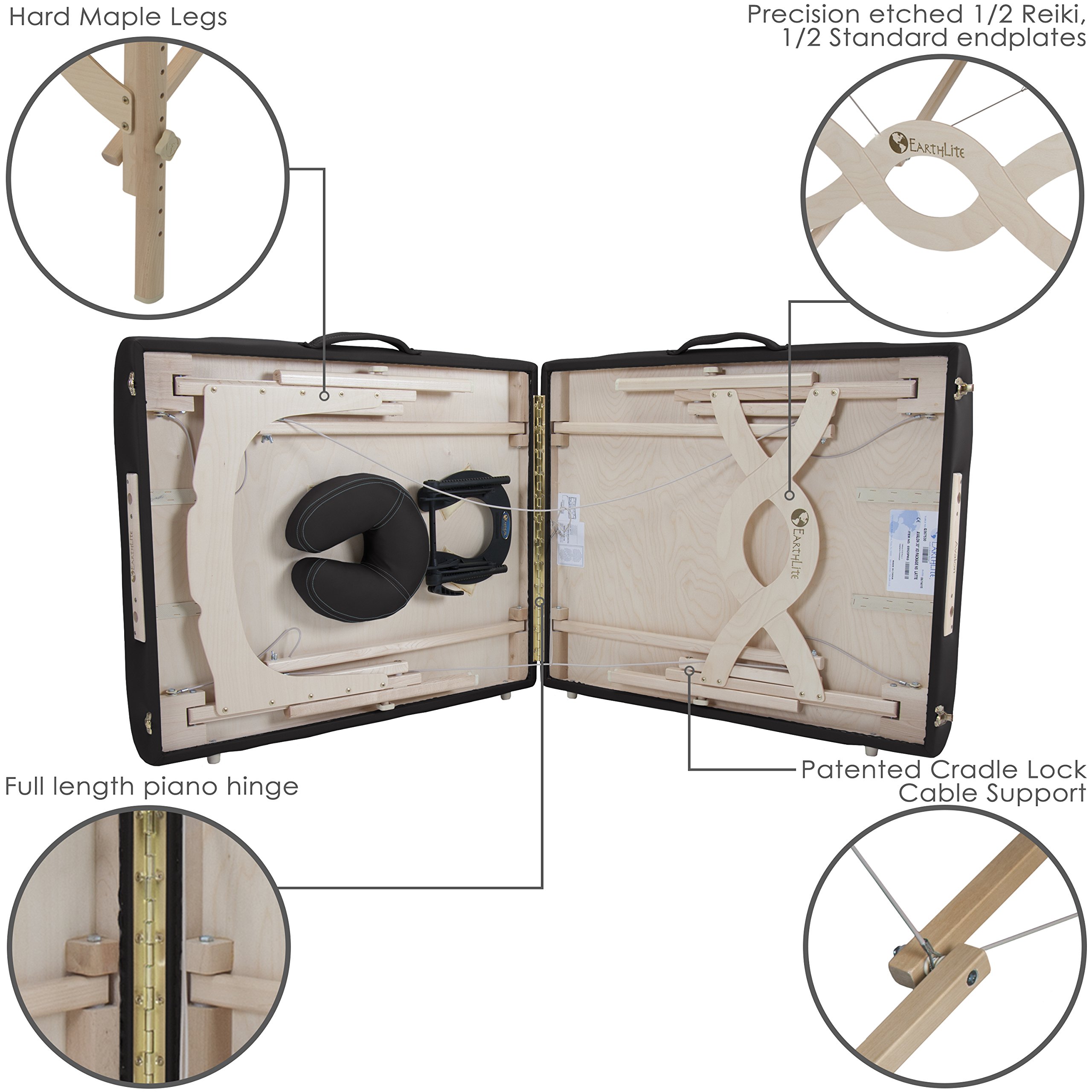 earthlite-avalon-xd-tragbare-massageliege-reiki-standard-flex-rest-kopfst-tze-in image 3