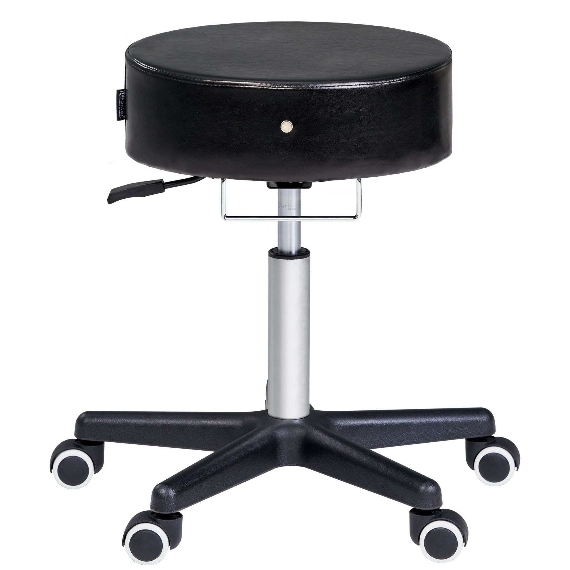 master-massage-costco-glider-rollhocker-drehhocker-kosmetikhocker-schwarz image 1
