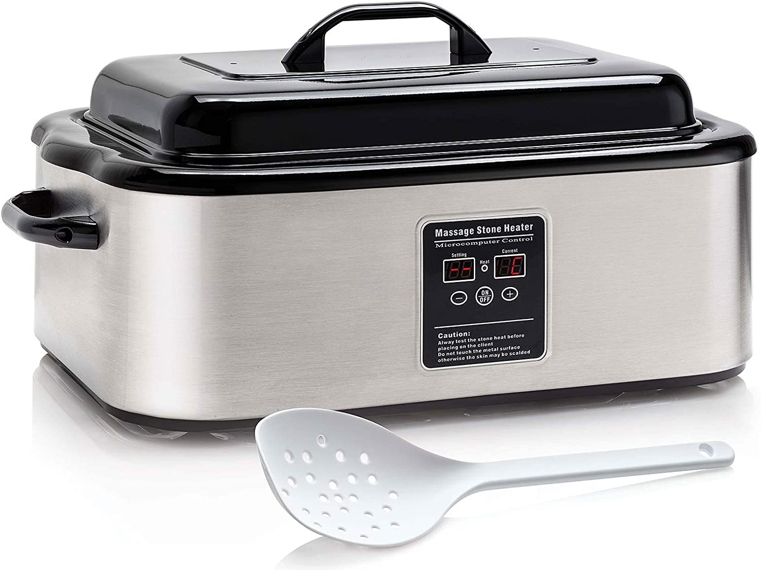master-massage-hot-stone-w-rmeger-t-17-liter-gro-er-stein-erw-rmer image 1