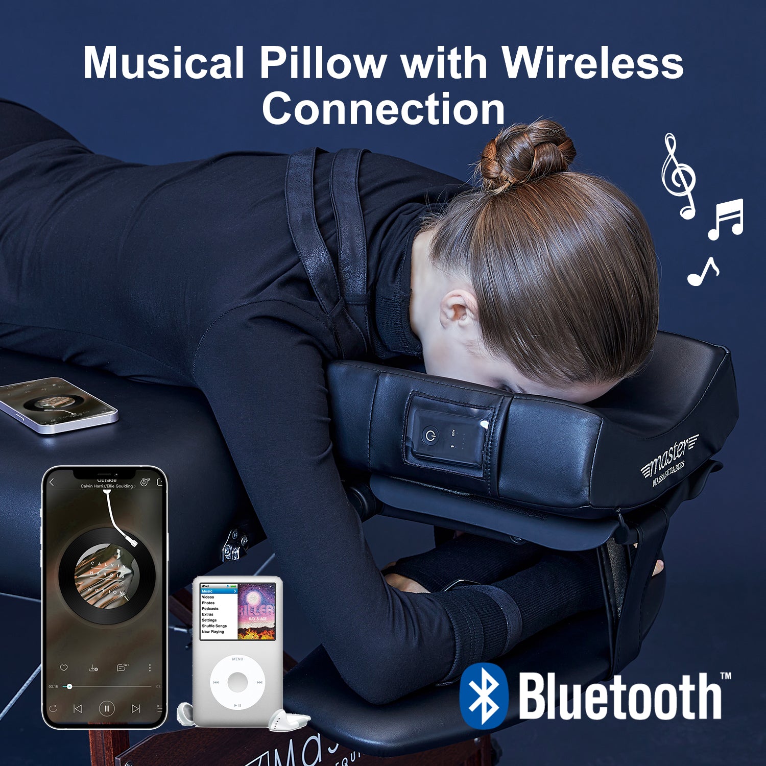 master-massage-ergonomicdream-musicmaster-gesichtskissen-mit-memory-schaum-bluet image 4