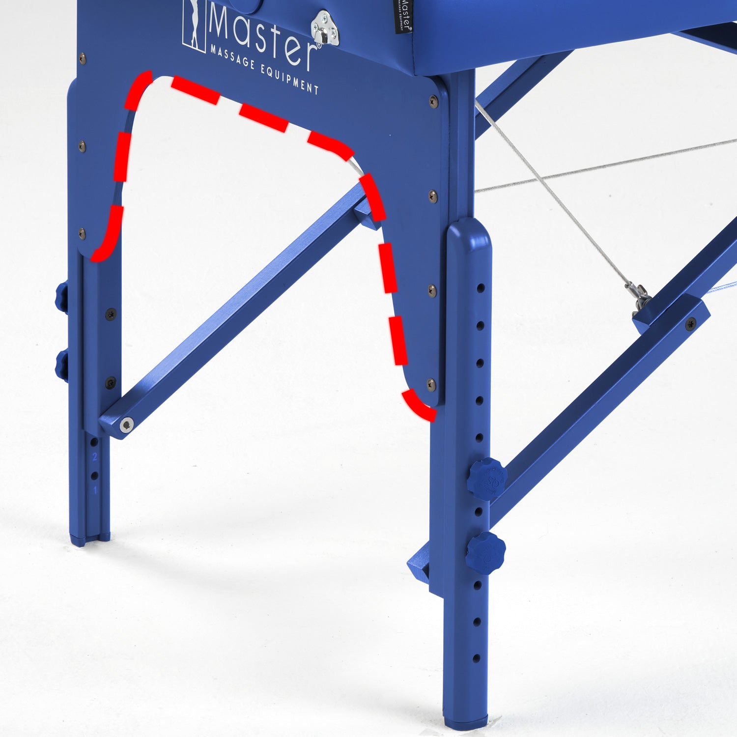 master-massage-79cm-montclair-mobile-massagetherapieliege-memory-foam-holzgestel image 6
