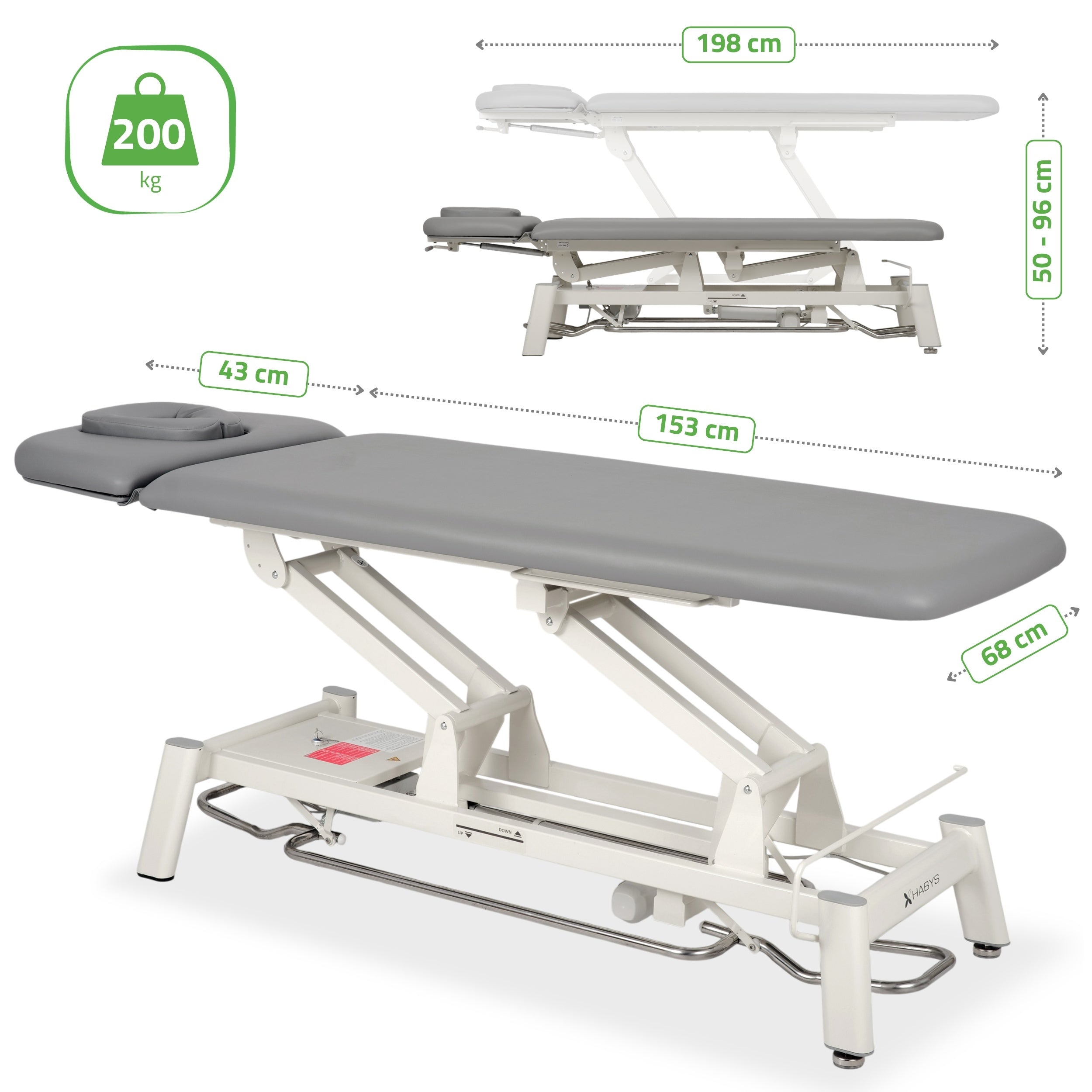 habys-therapieliege-elektrisch-proxima-v2-ergo-2-segmente-mit-steuerrahmen image 8