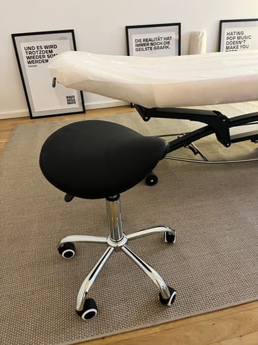 Gut, Sitz gewöhnungsbedürftig