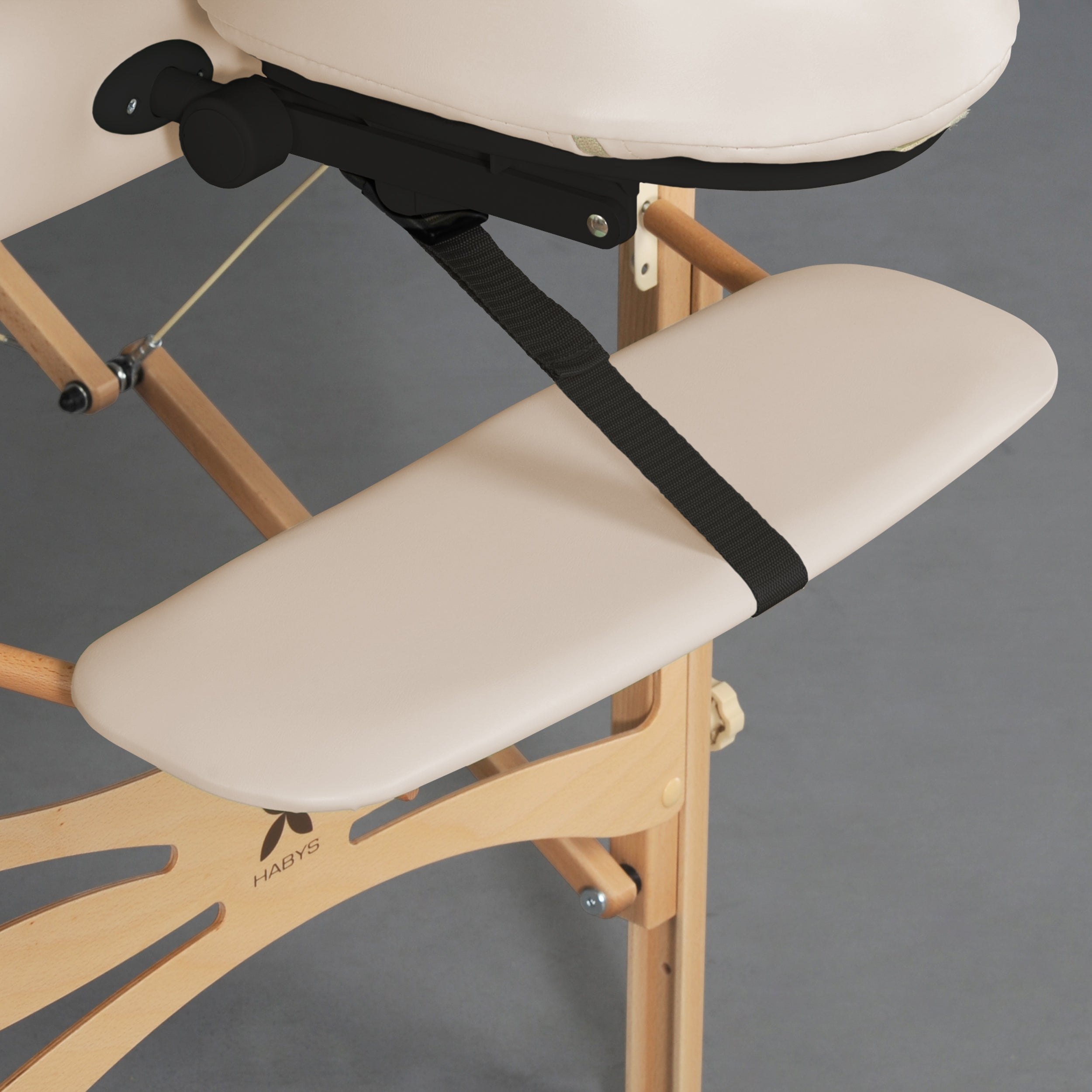 habys-panda-klappbare-massageliege-holz-2-segmente-kosmetikliege image 3