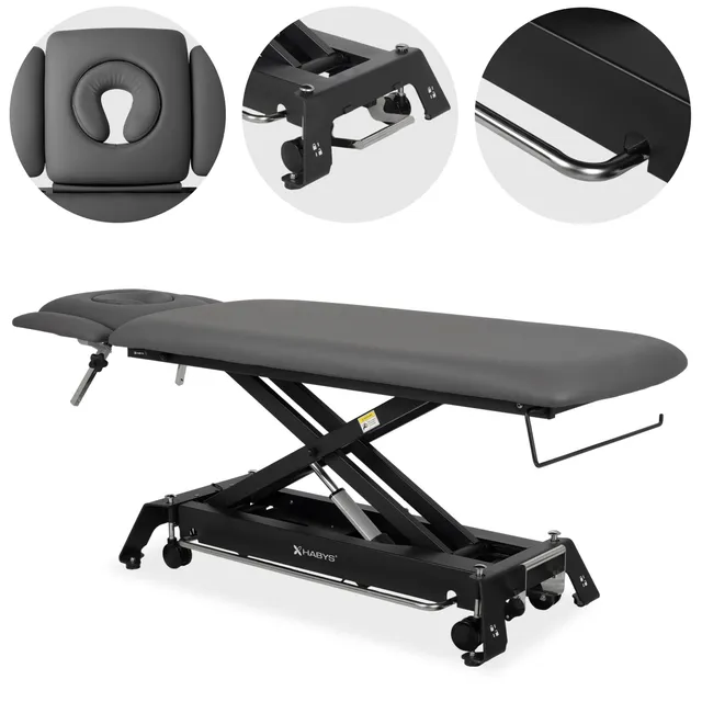 habys-evero-cross-x4-ergo-elektrische-therapieliege-4-segmente-steuerrahmen-grau image 1