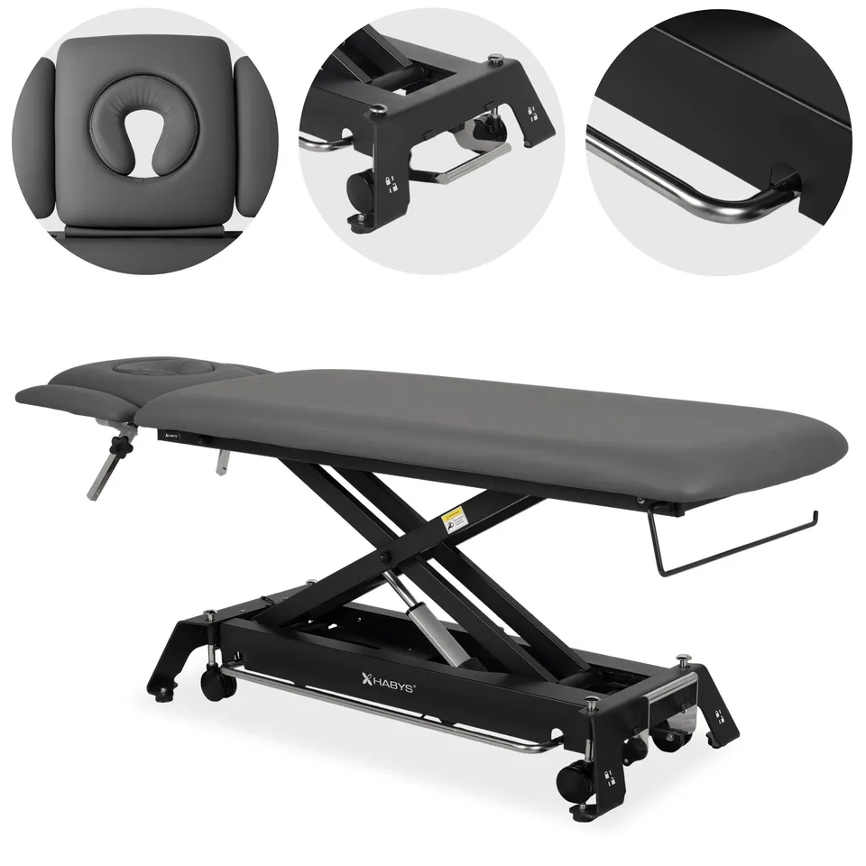 habys-evero-cross-x4-ergo-elektrische-therapieliege-4-segmente-steuerrahmen-grau image 1