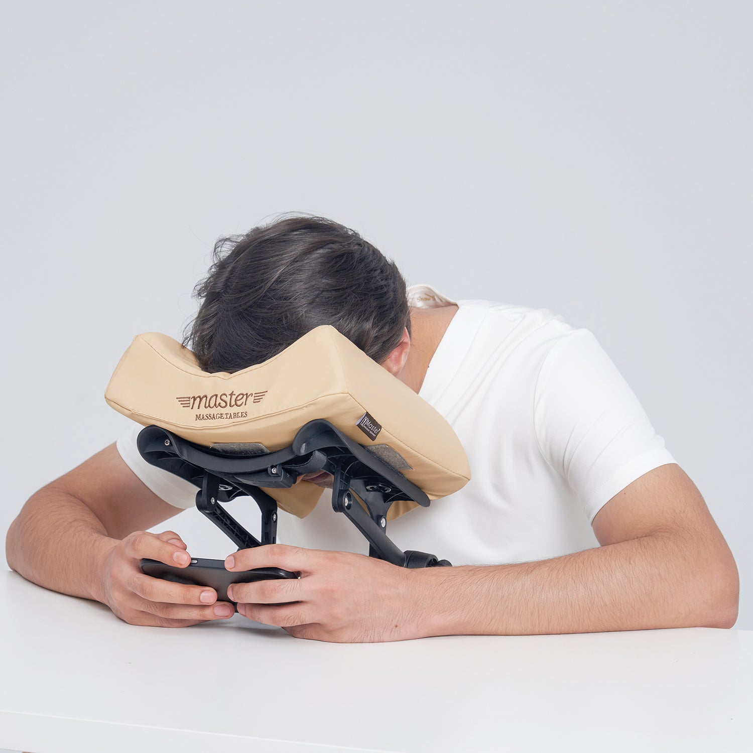 master-massage-ergocaptain-deluxe-verstellbares-kopfteil-kopfst-tze-f-r-massagel image 5