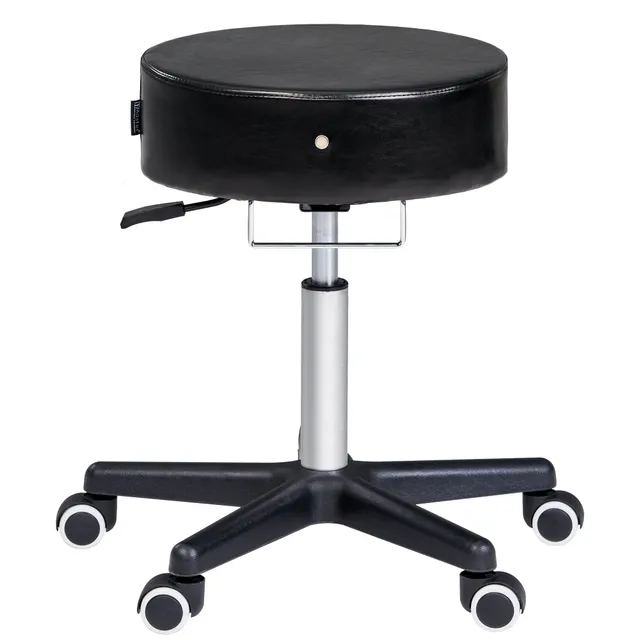 master-massage-costco-glider-rollhocker-drehhocker-kosmetikhocker-schwarz image 1
