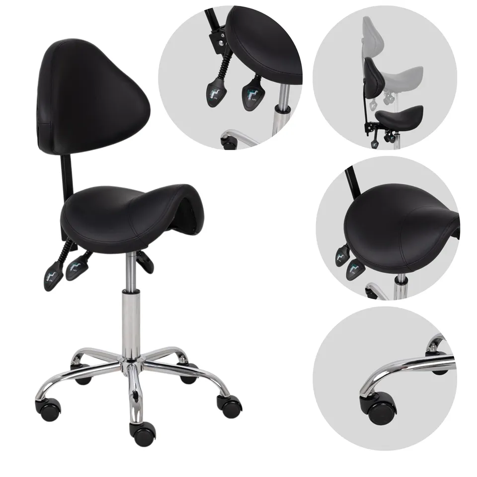 habys-sola-sattelhocker-mit-r-ckenlehne-ergonomischer-rollhocker image 1