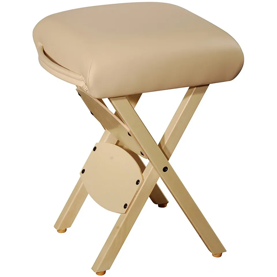 master-massage-mobiler-klapphocker-klappstuhl-kosmetikhocker-beige-48-cm-hoch image 1