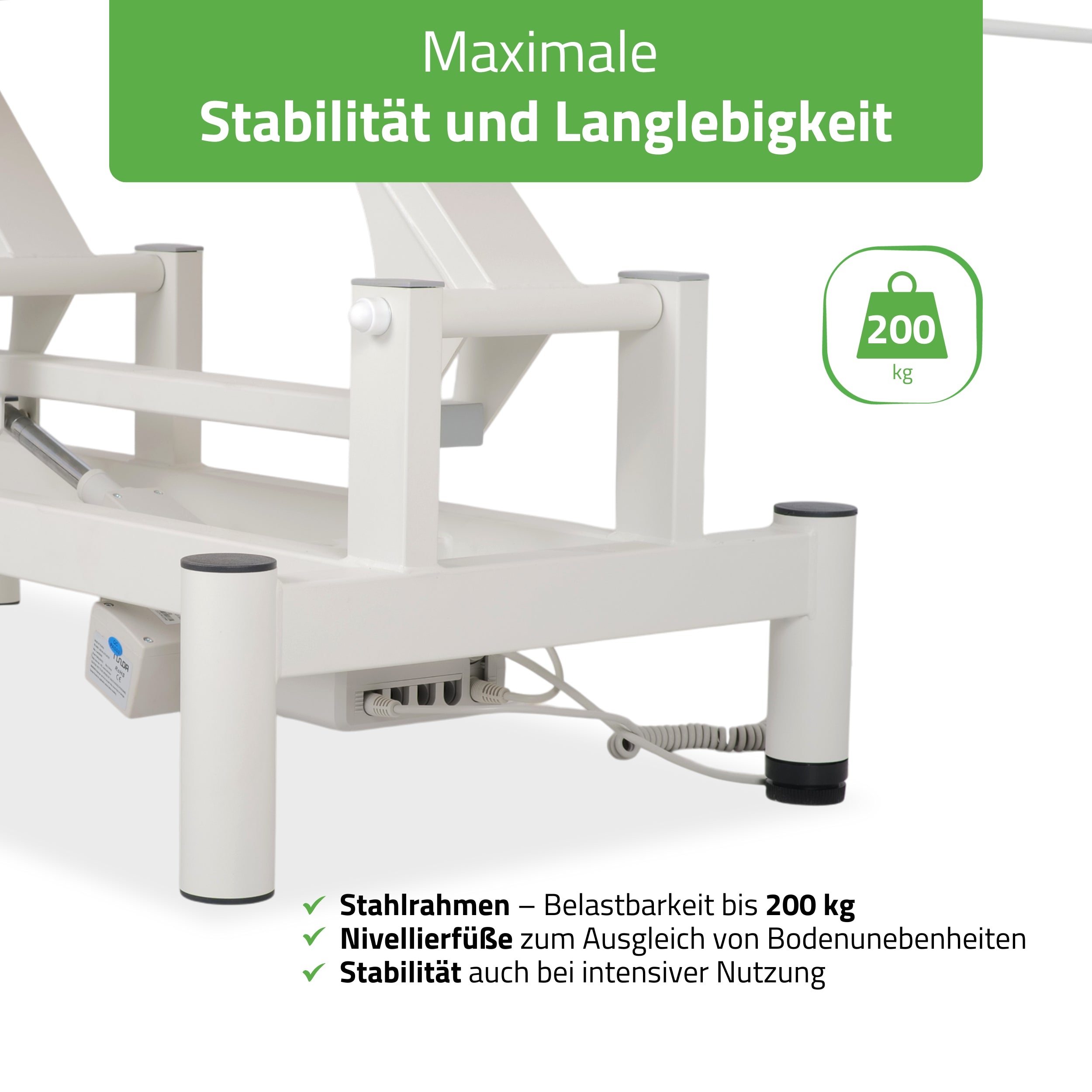 habys-massageliege-elektrisch-optima-2-segmente-mit-handfernbedienung image 6