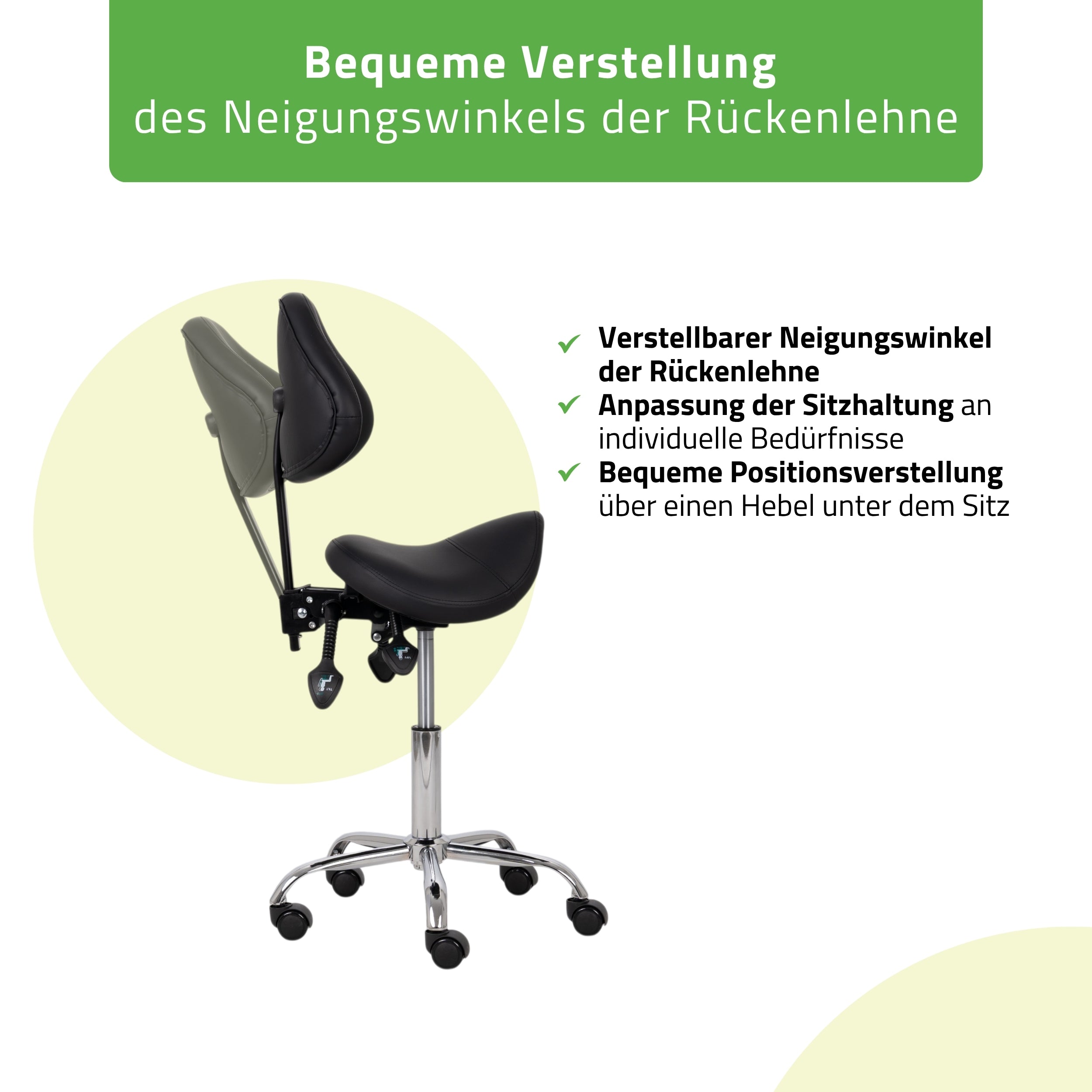 habys-sola-sattelhocker-mit-r-ckenlehne-ergonomischer-rollhocker image 3