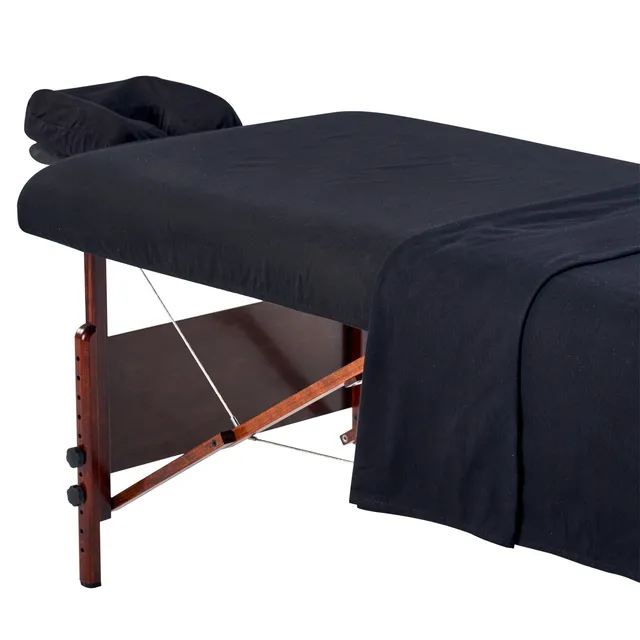 master-massage-flanell-3er-set-bezug-f-r-massageliege-schwarz image 1