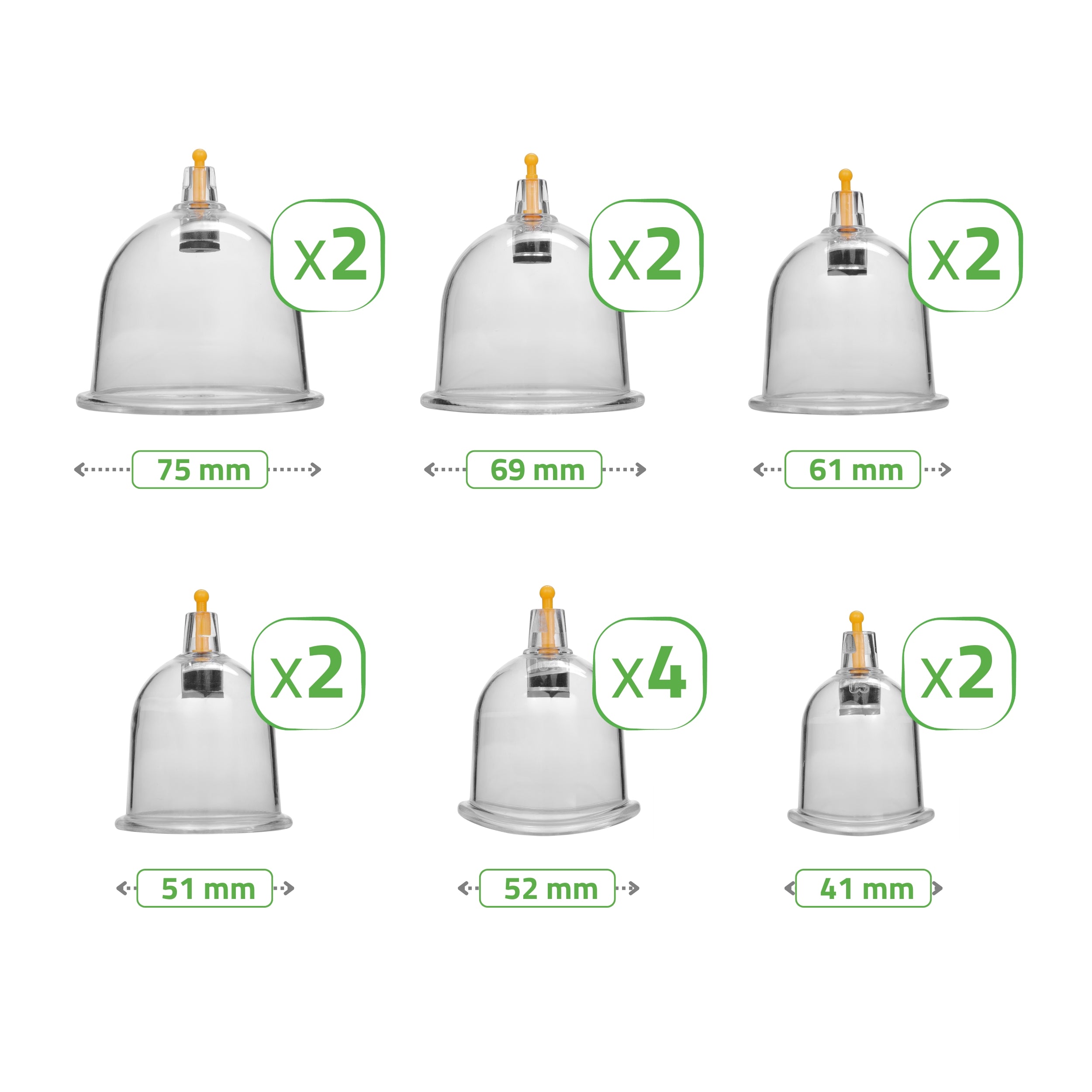 habys-vakuum-schr-pfk-pfe-mit-pumpe-feuerloses-schr-pfset-14-st-ck image 2