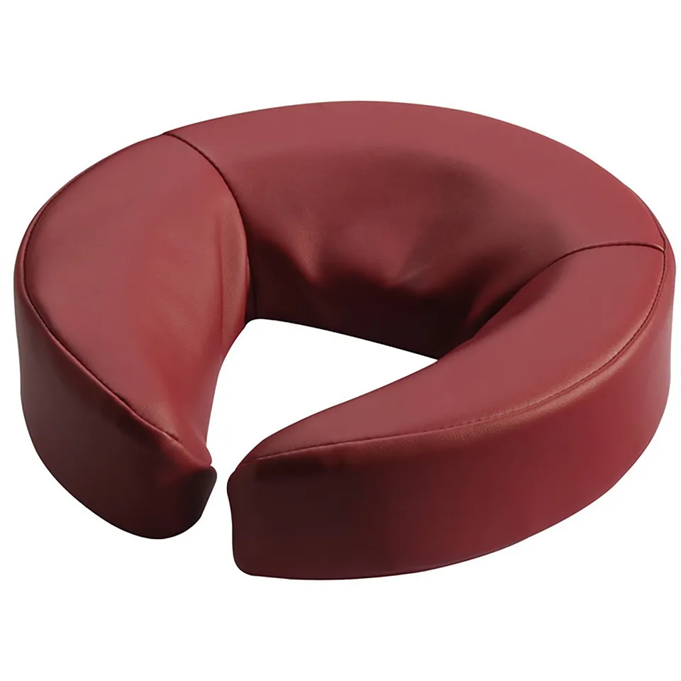 master-massage-kopfpolster-gesichtskissen-memory-schaum-f-r-massageliege-burgund image 1