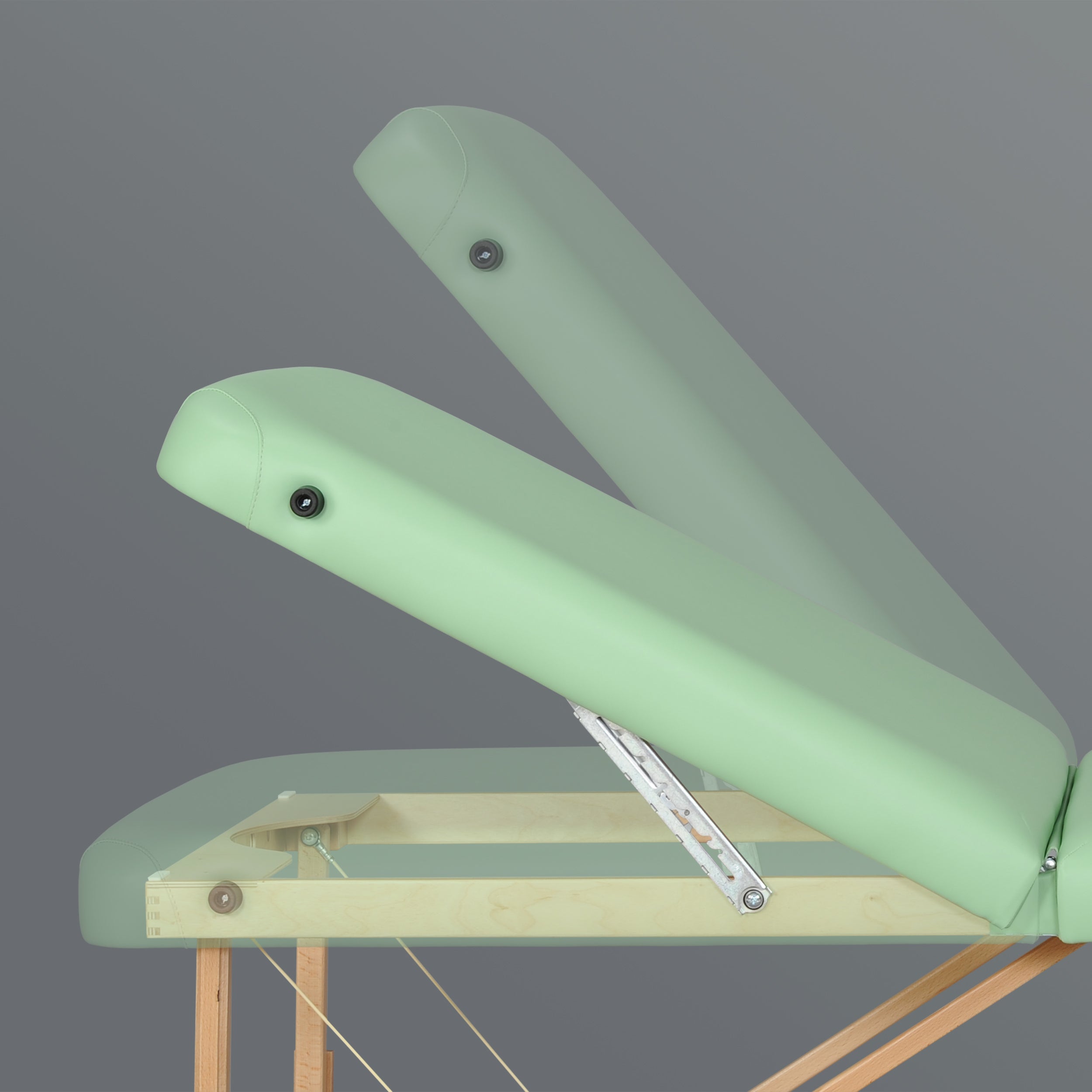 habys-massageliege-panda-plus-klappbar-70-cm-gr-n-kosmetikliege-3-teilig image 2