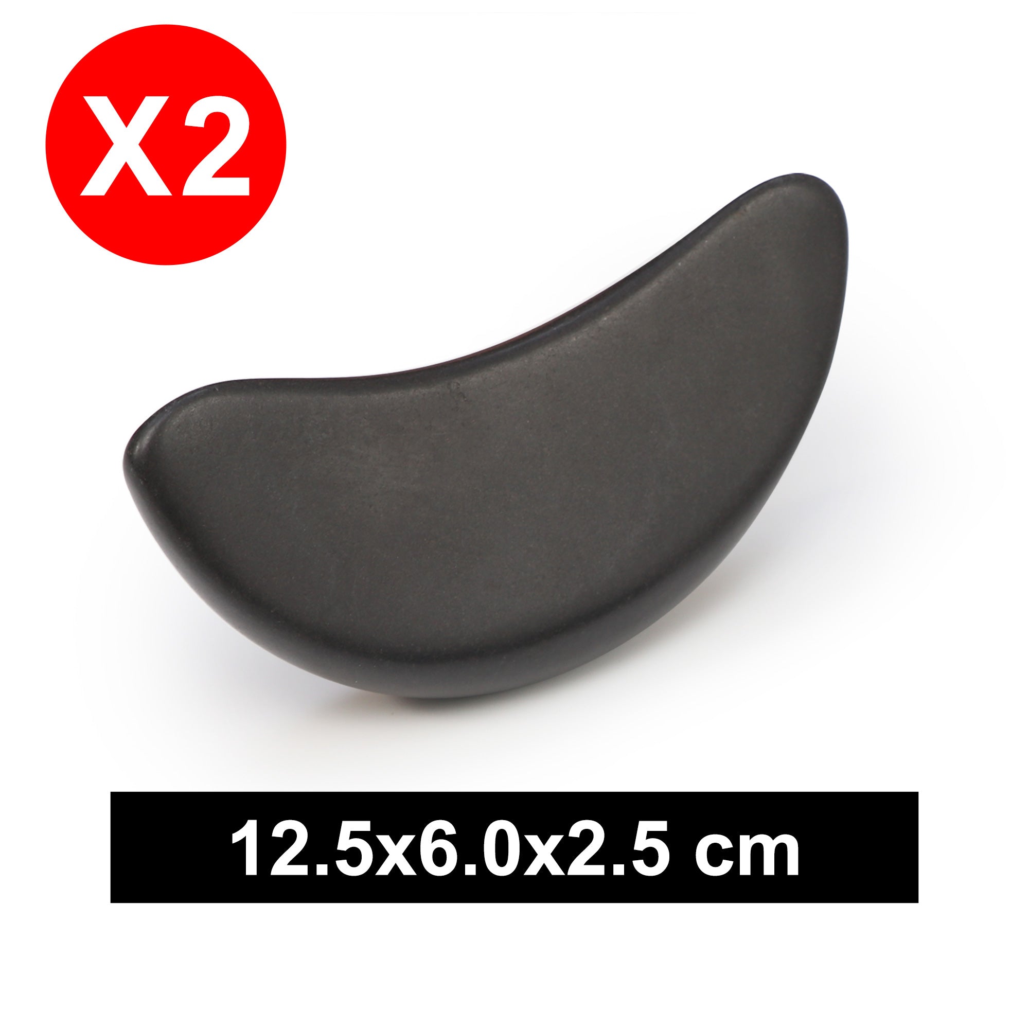 master-massage-halbmondf-rmiger-basalt-stein-f-r-hot-stone-massage-2er-pack image 4