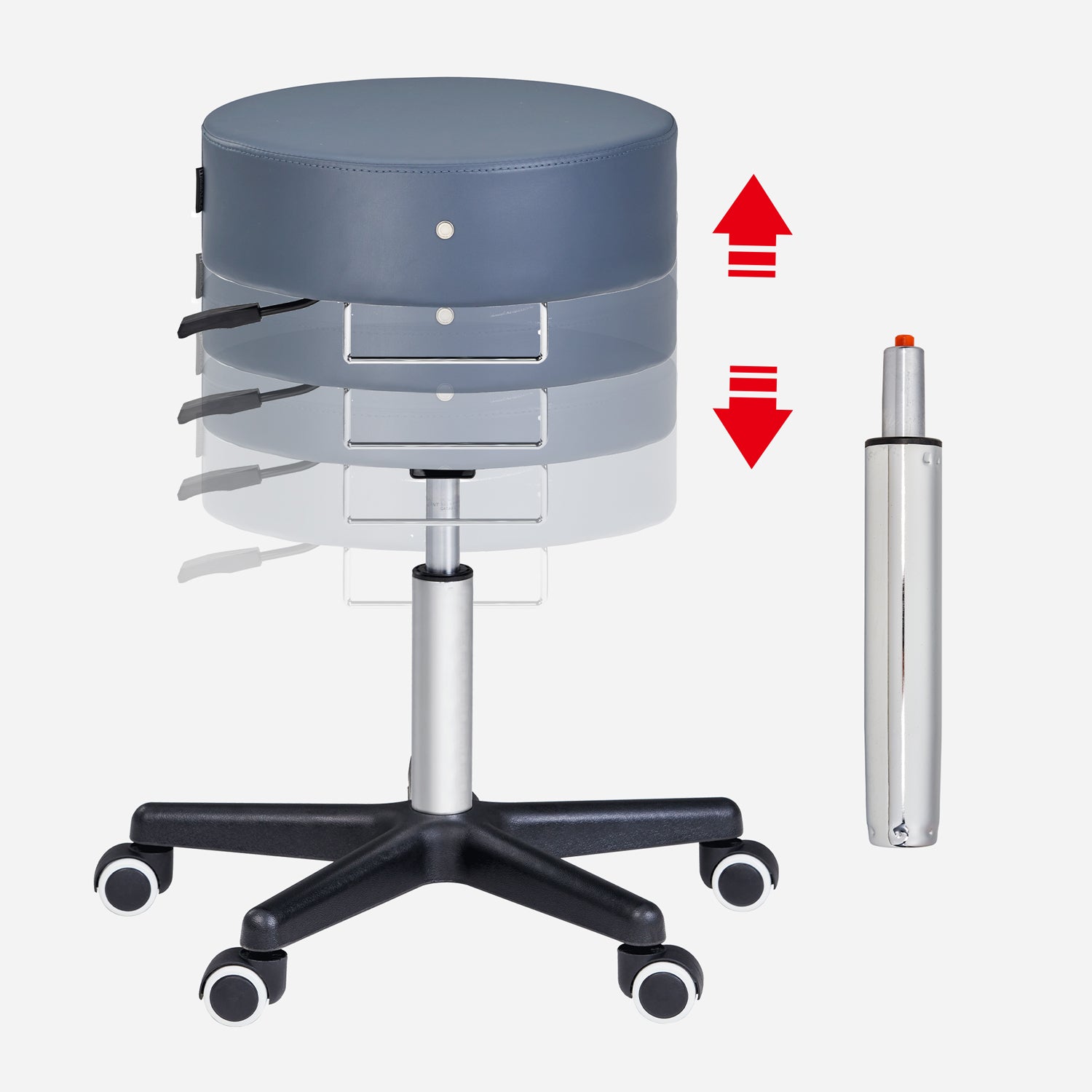 master-massage-costco-glider-rollhocker-drehhocker-38-cm-k-nigsblau image 4