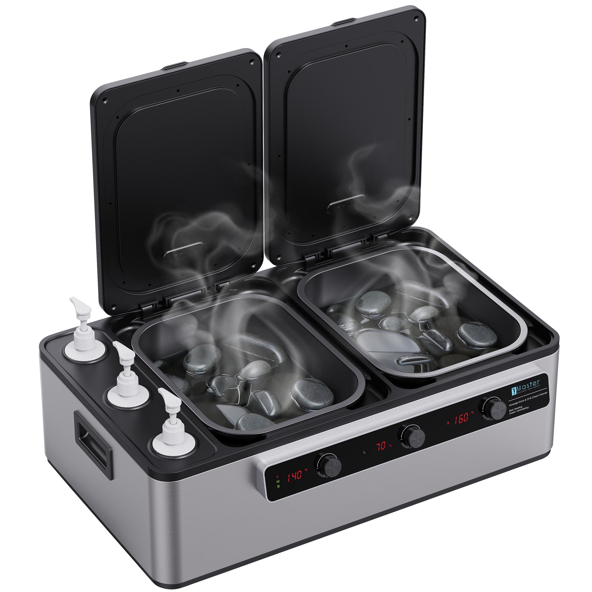 master-massage-2-in-1-massagestein-und-3-fach-massage-l-flaschenw-rmer-digital-h image 1